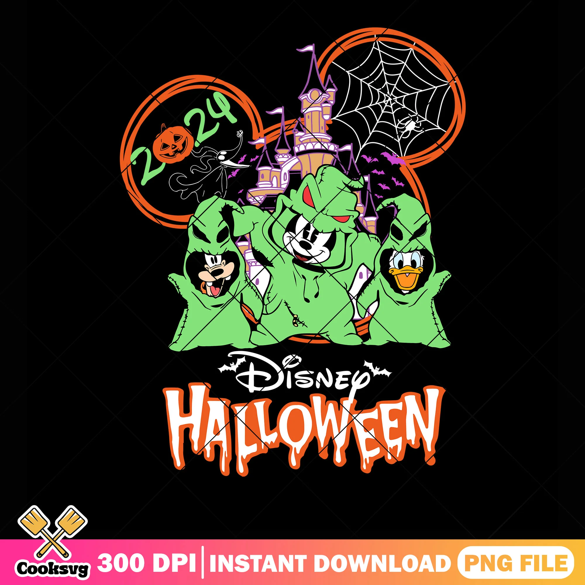 Costume green monster png, mickey mouse png, Disney halloween png