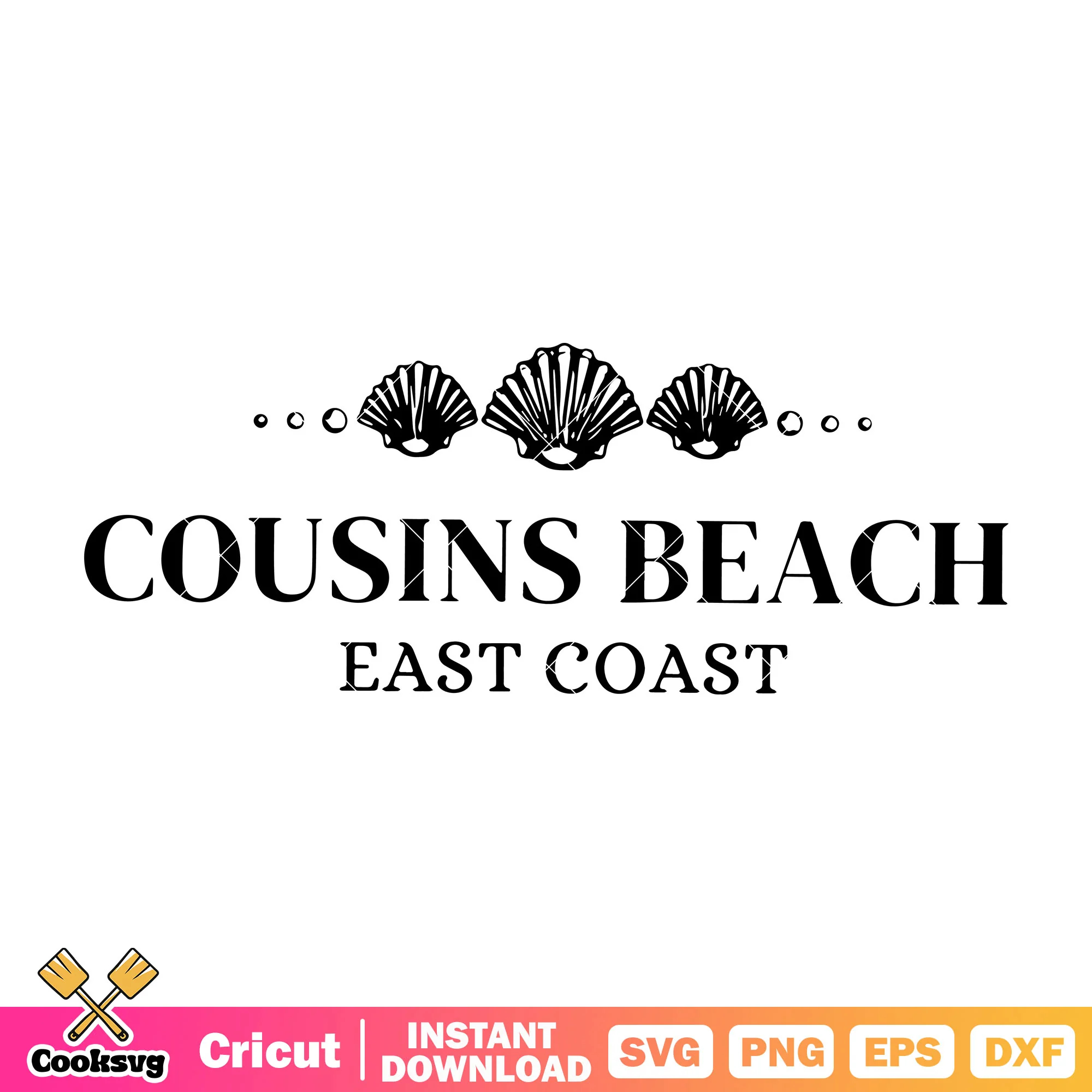Cousins beach est coast svg, cousins beach svg, beach cousins svg