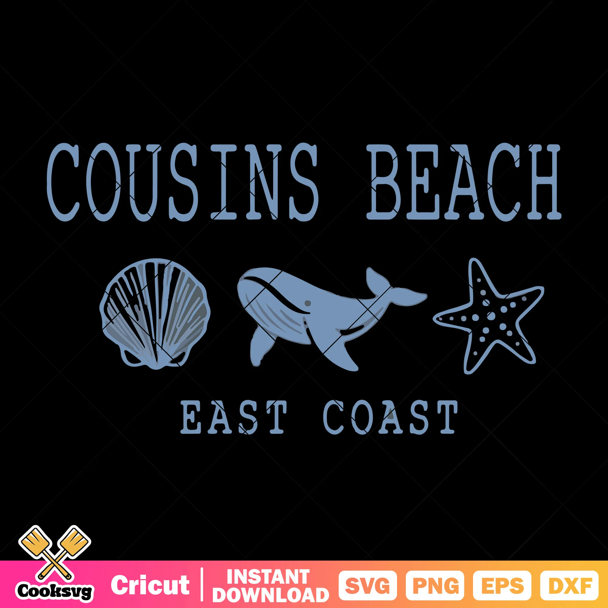 Cousins beach est file svg, cousins beach svg, beach cousins svg