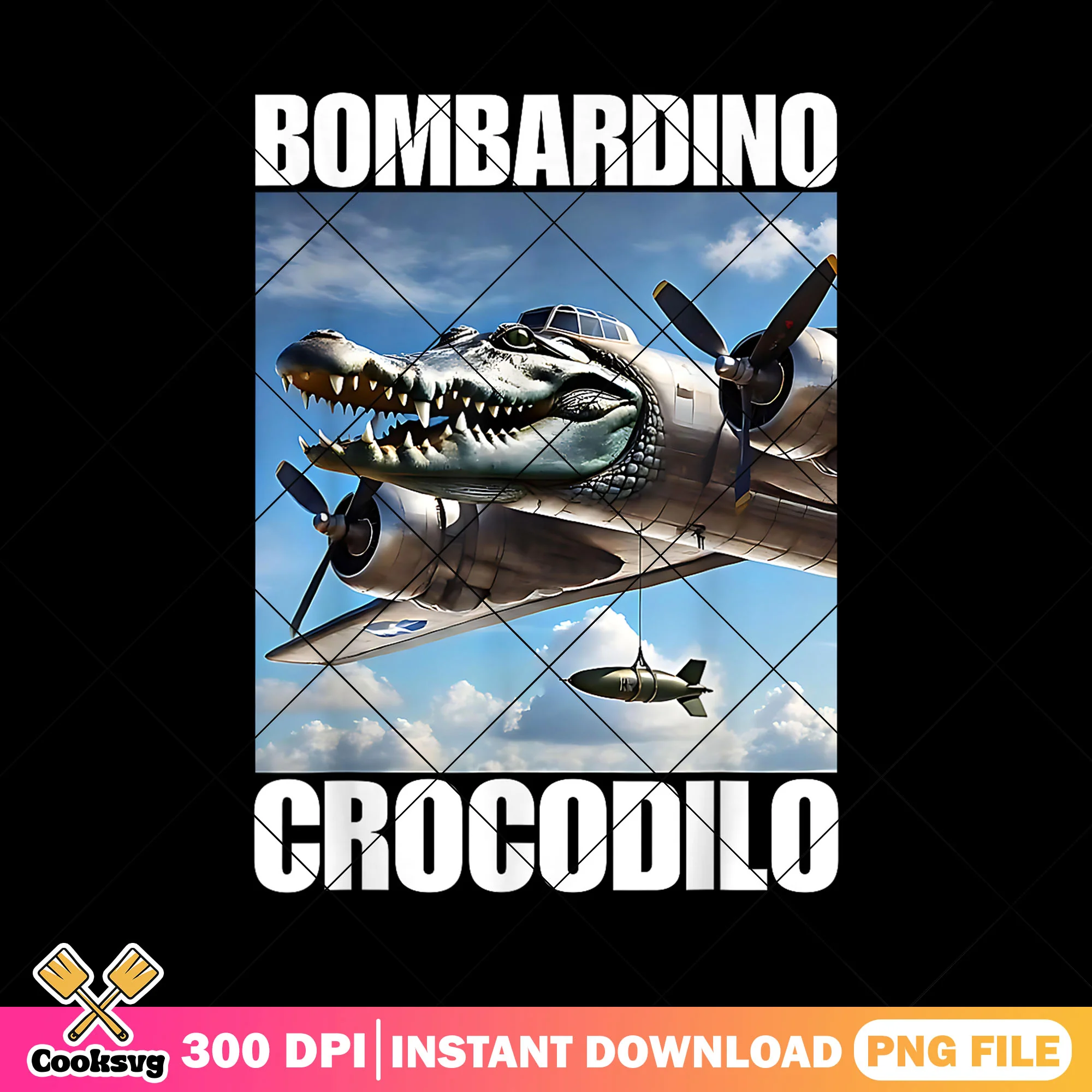 Crocodile Bombardino crocodilo png, meme italy png, Italian Brainrot png