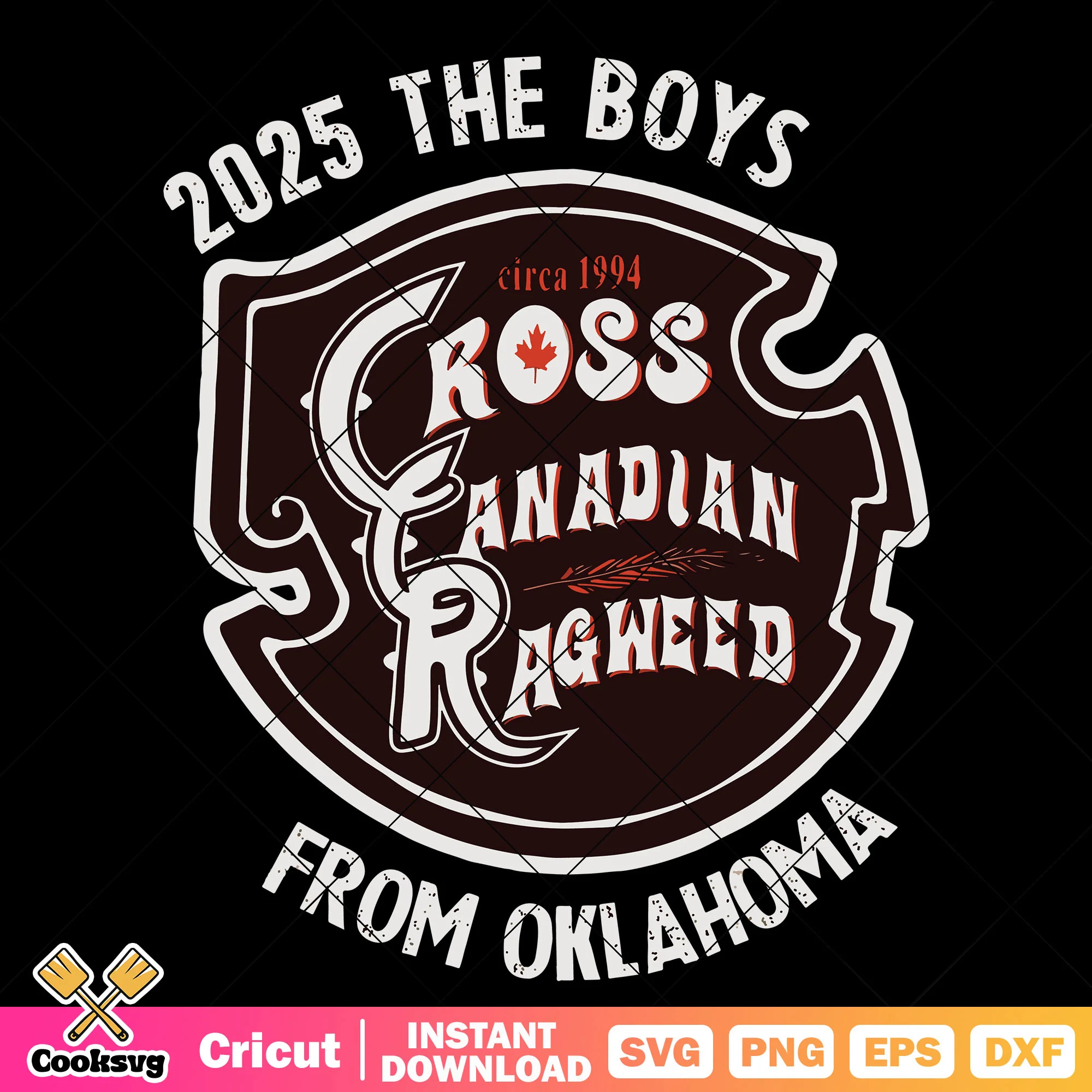 Cross canadian ragweed logo 2025 svg, Cross canadian ragweed svg