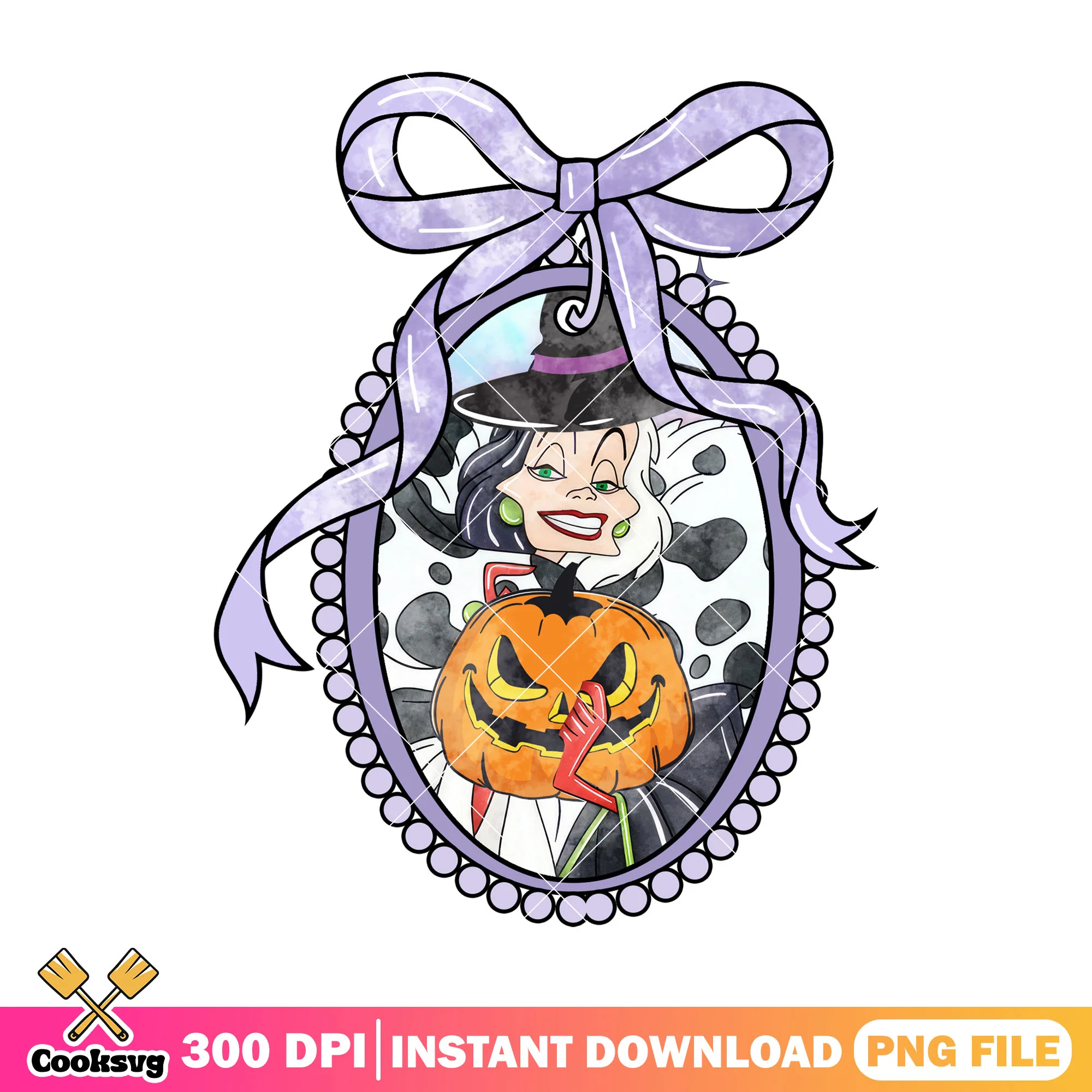Cruella de vil brew png, halloween movie png, disney villains png