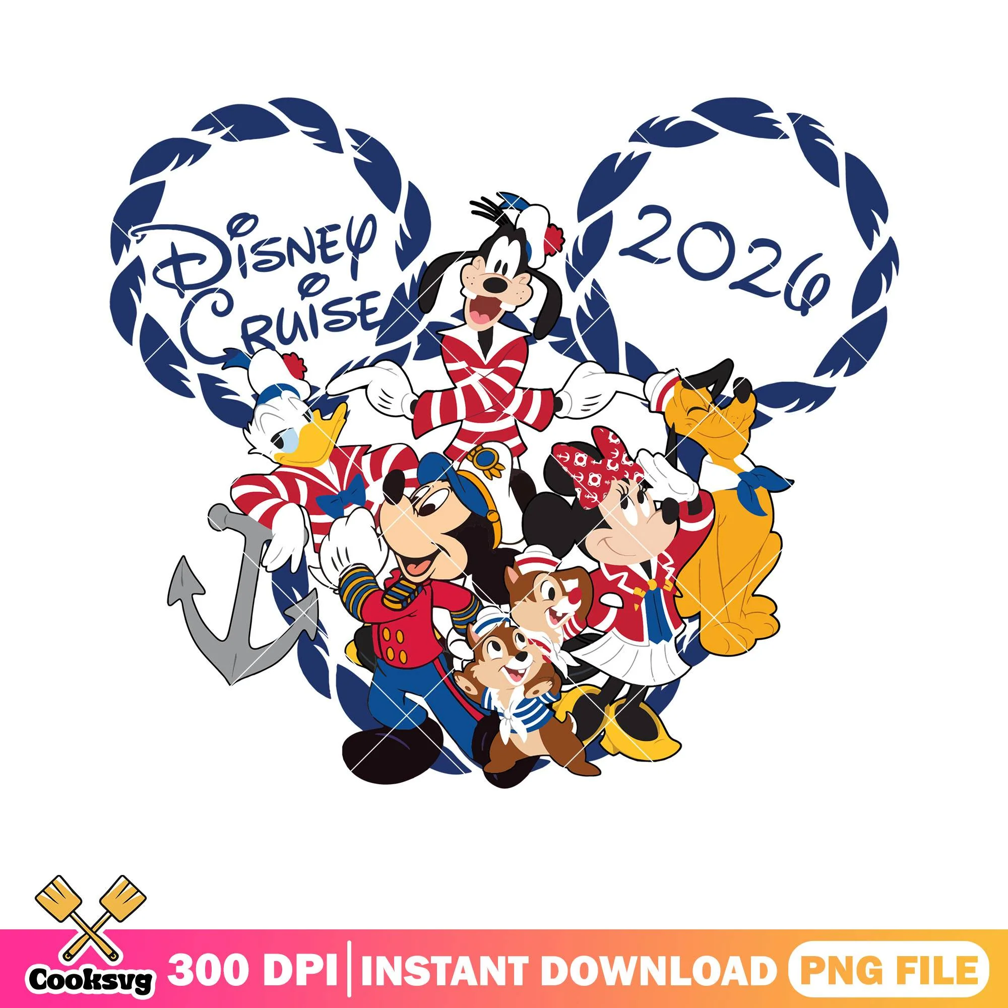 Cruise 2026 mickey friends png, disney trip png, mickey and friends png