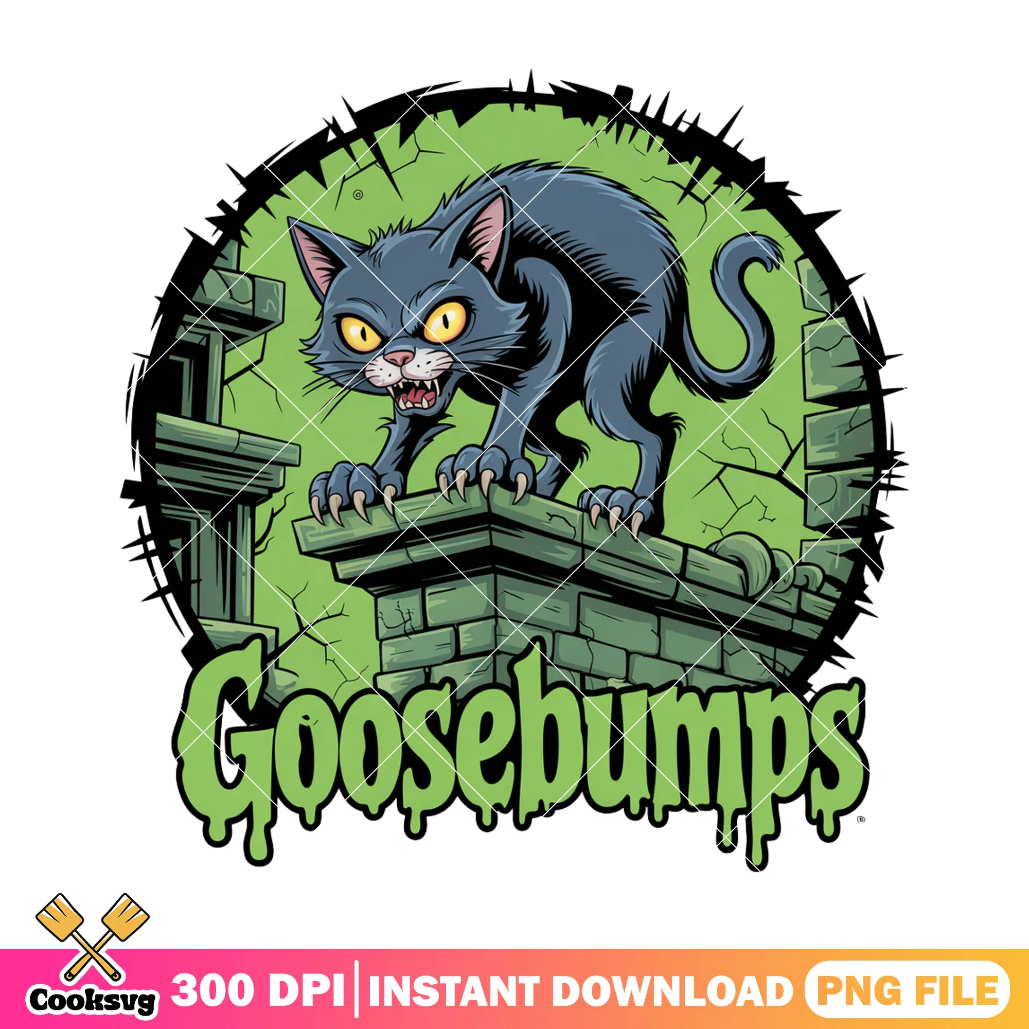 Cry of the cat png, what is halloween png, goosebumps cat png