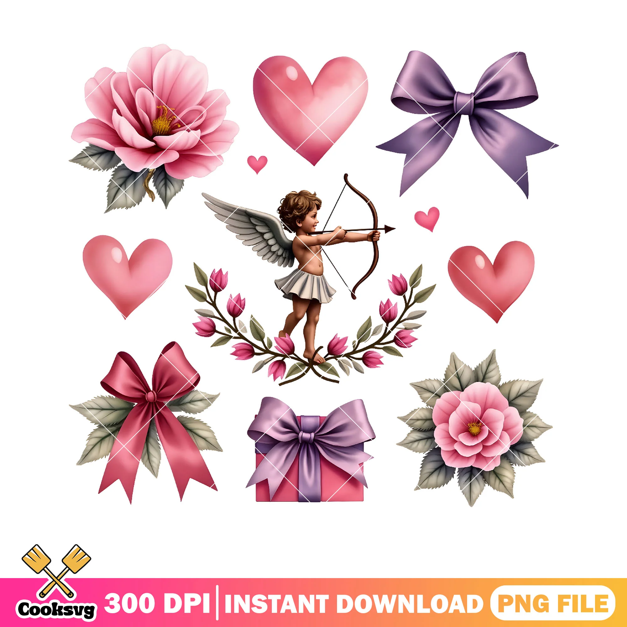 Cupid valentine stuff png, valentine vibes png, valentine cupid png
