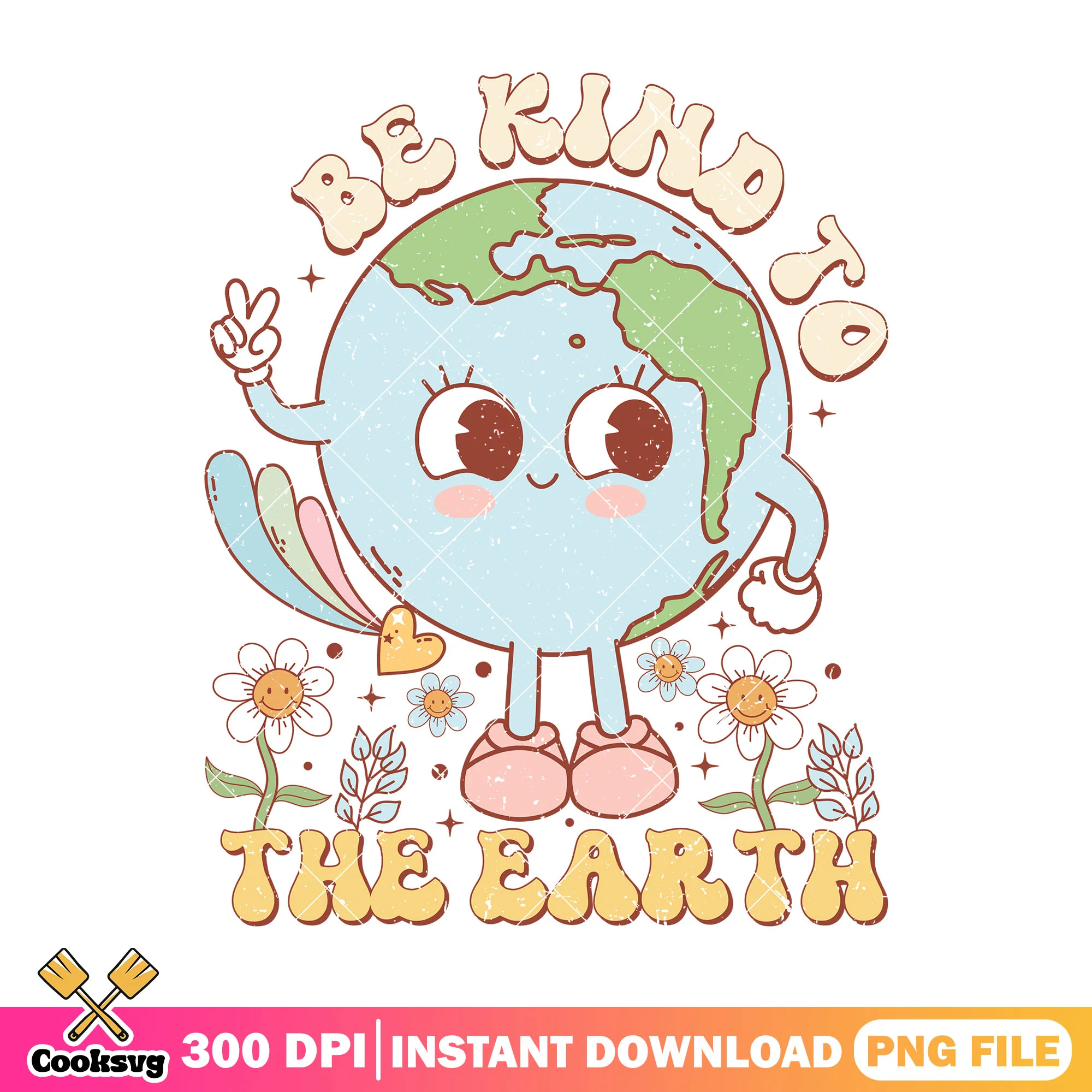 Cute earth bekind to the earth png, earth day facts png, planet png