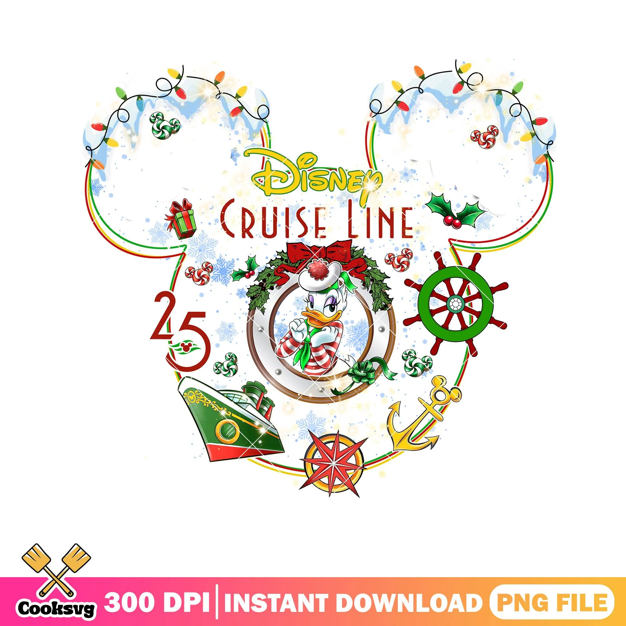 Daisy disney vibe cruise png, disney cruise line png, daisy duck png
