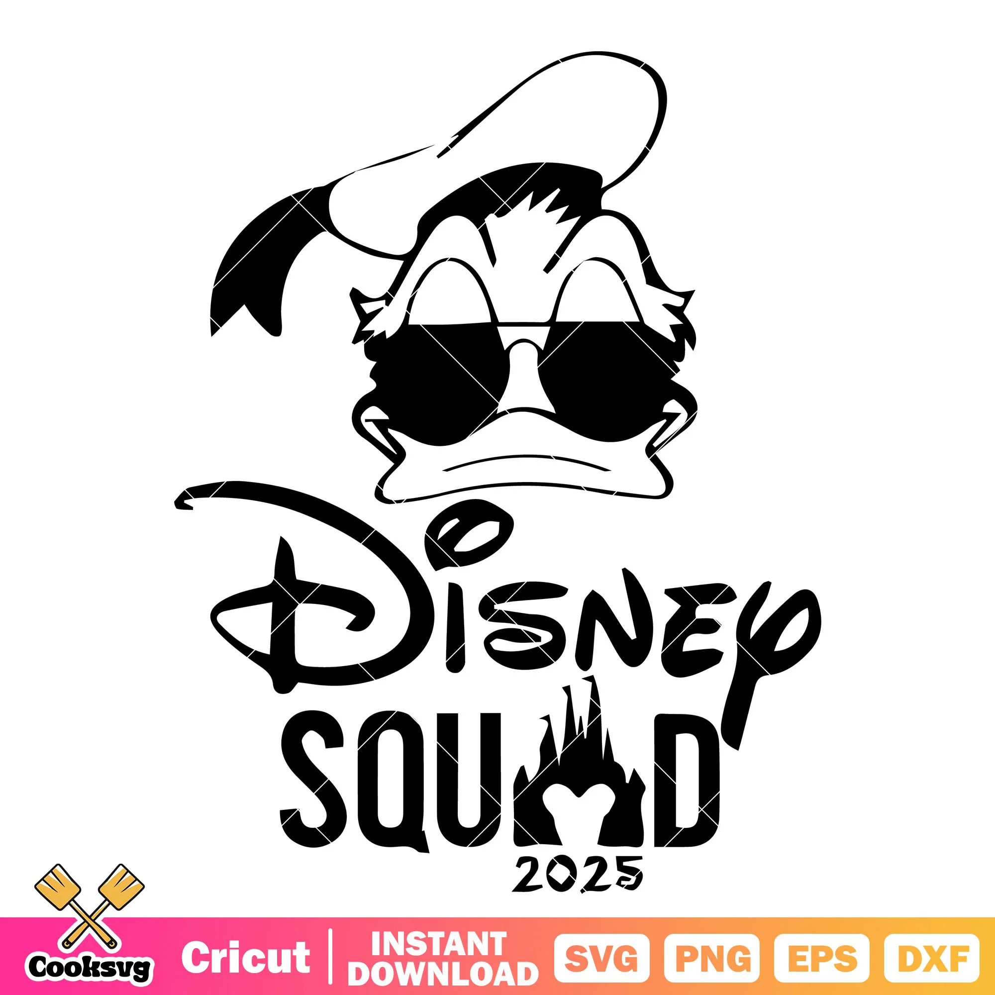 Daisy head disney squad 2025 svg file, disney squad svg, mickey disney svg