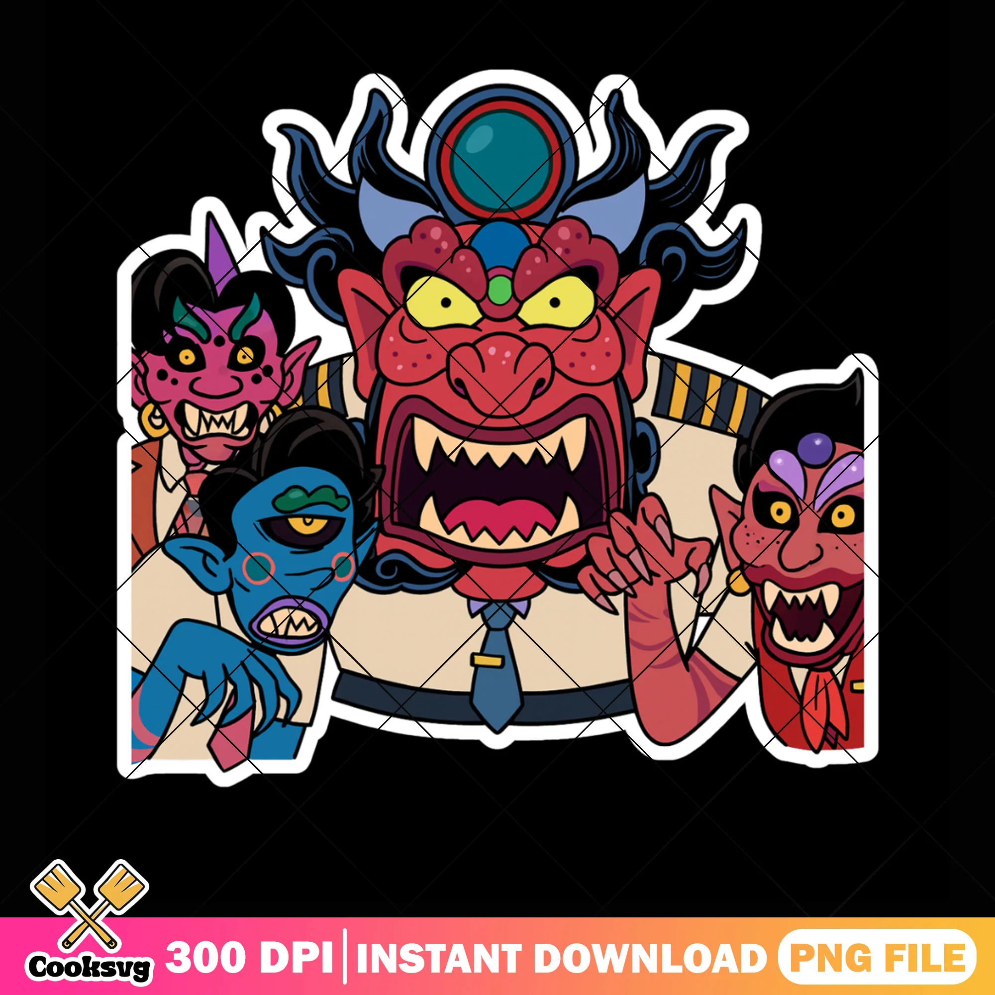 Demon pilot huntrix png sticker, huntrix band png, kpop netflix png