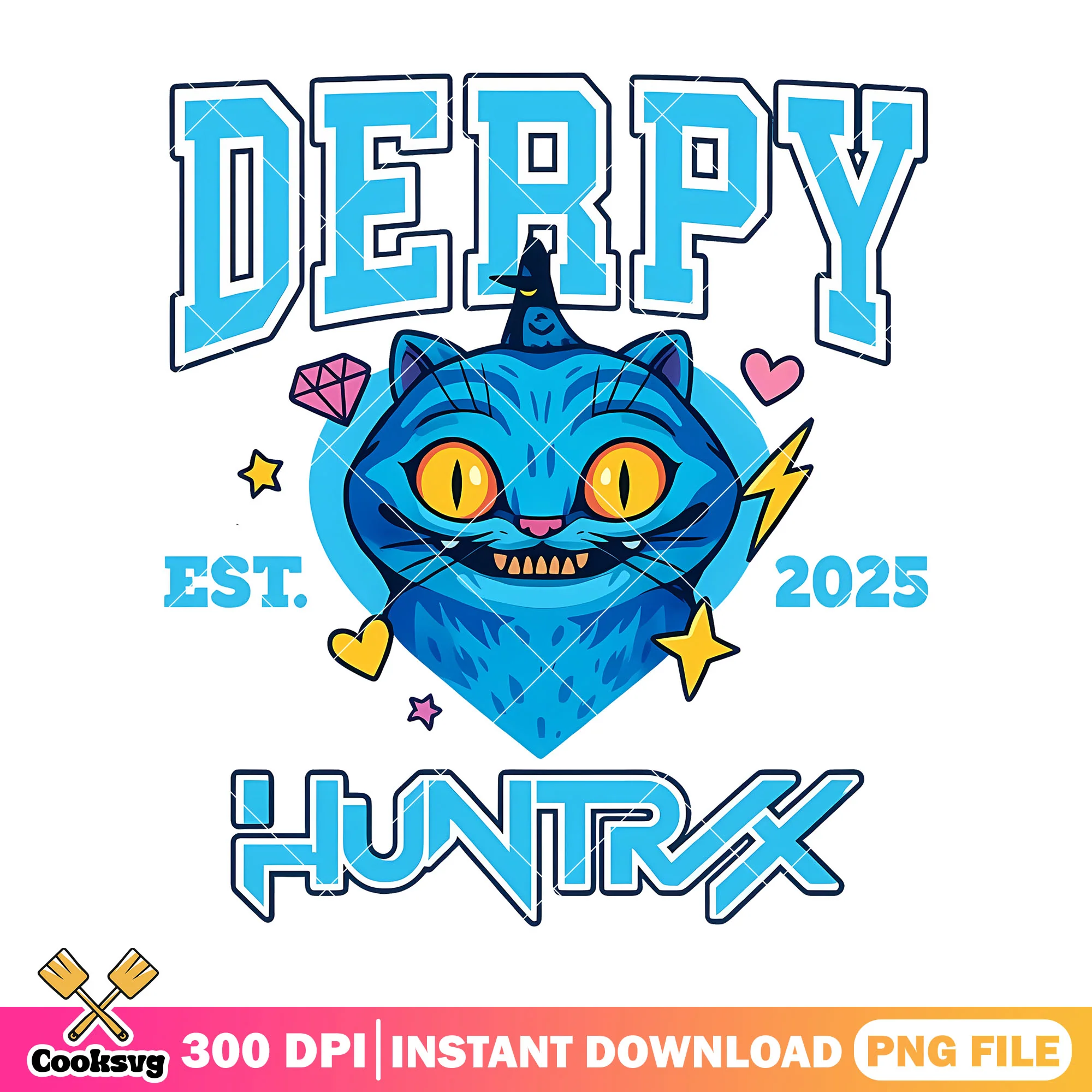 Derpy est 2025 huntrix png, derpy tiger png, cute derpy png