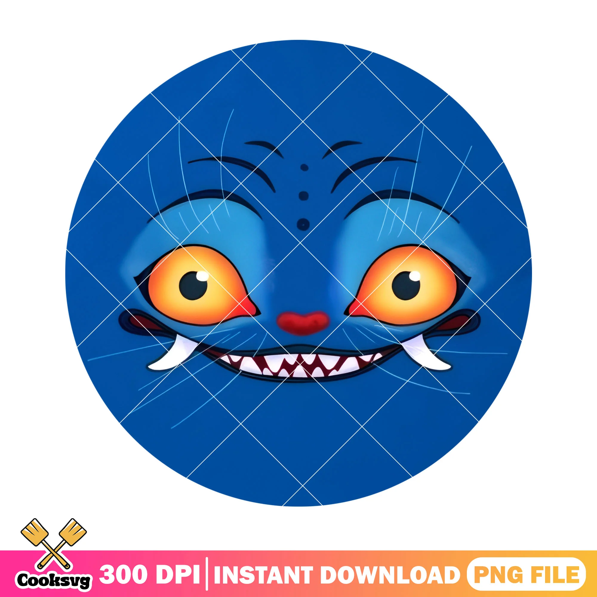 Derpy round avatar png, cute derpy png, derpy tiger png