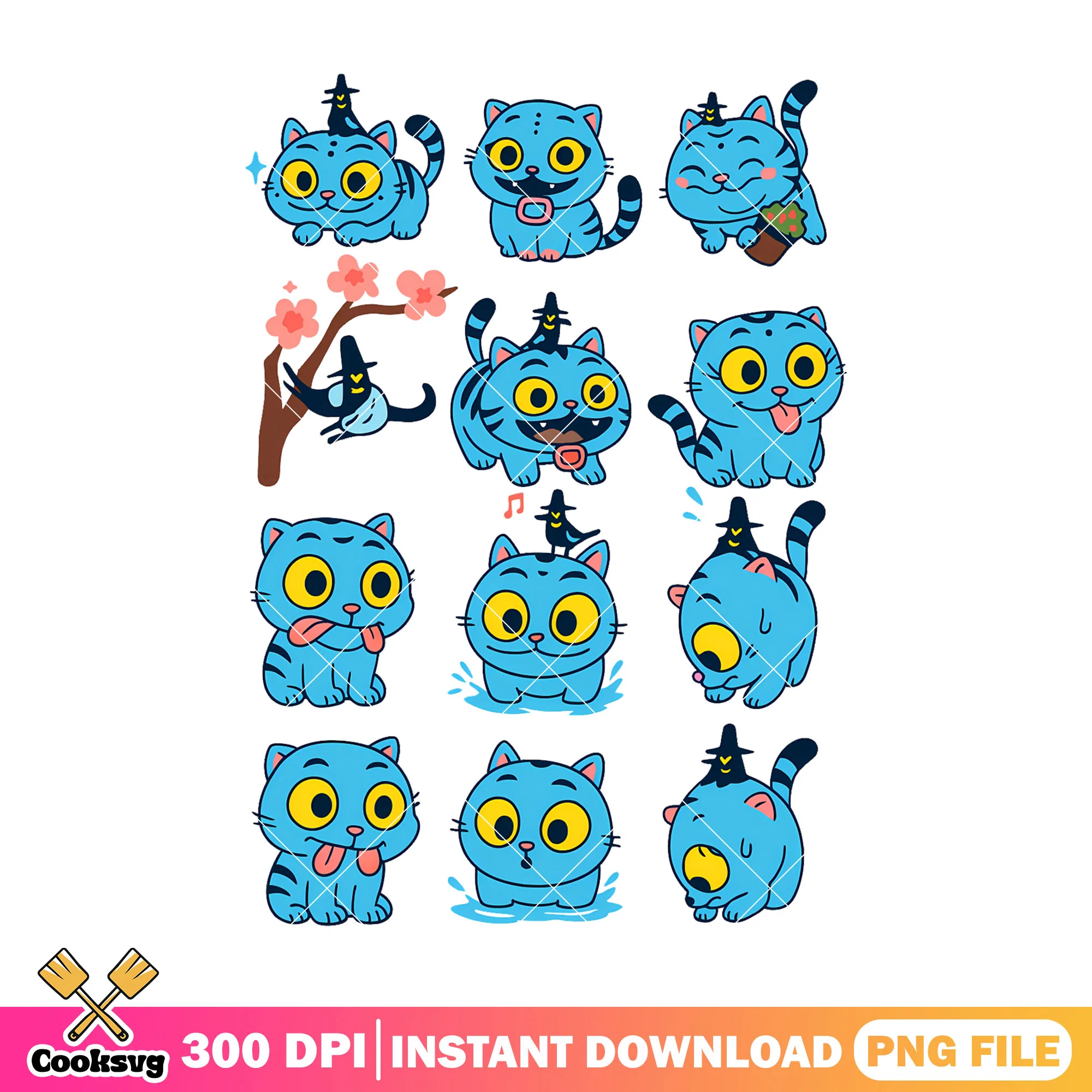 Derpy tiger cute vibes png, derpy tiger png, kpop derpy png