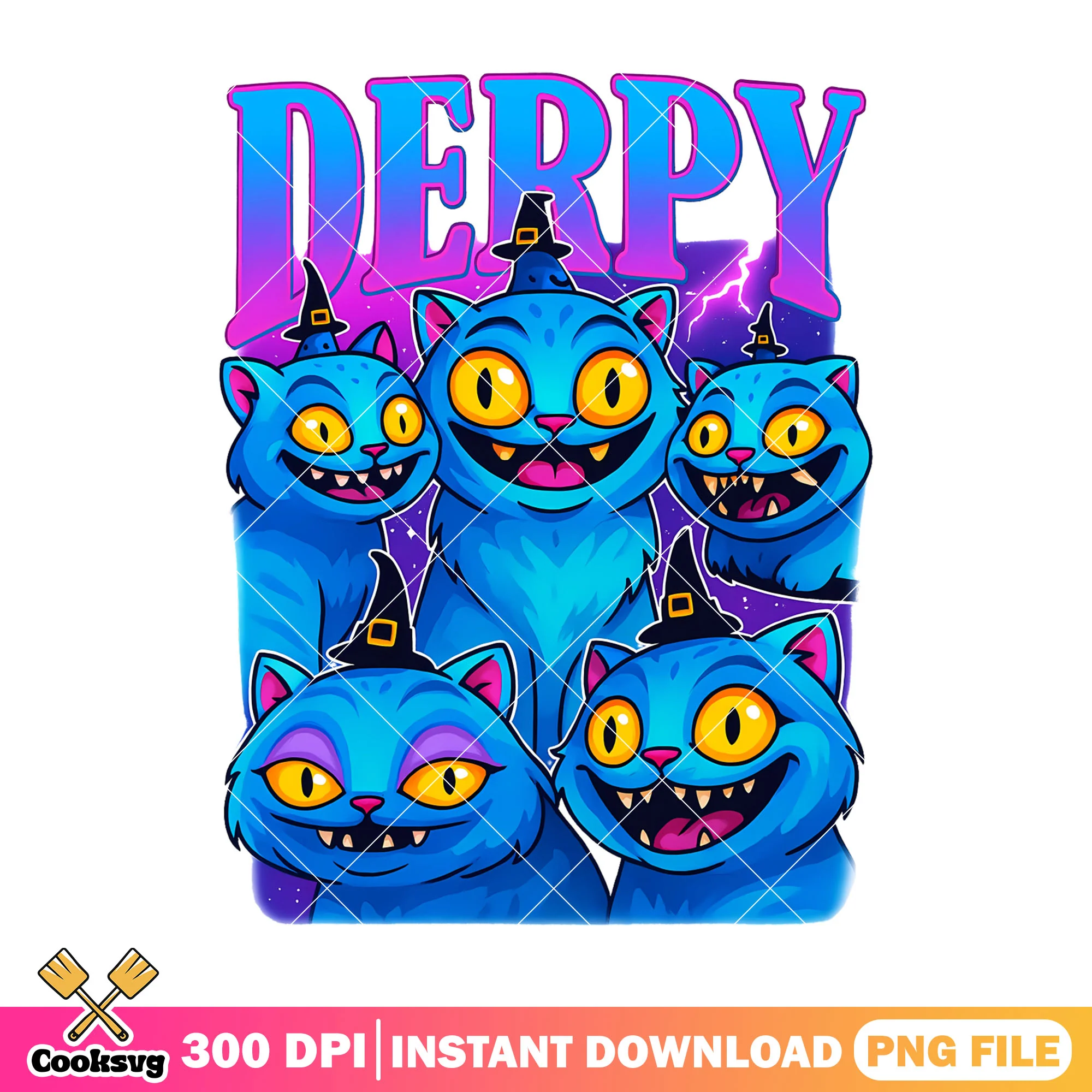 Derpy tiger vibes design png, derpy tiger png, kpop derpy png