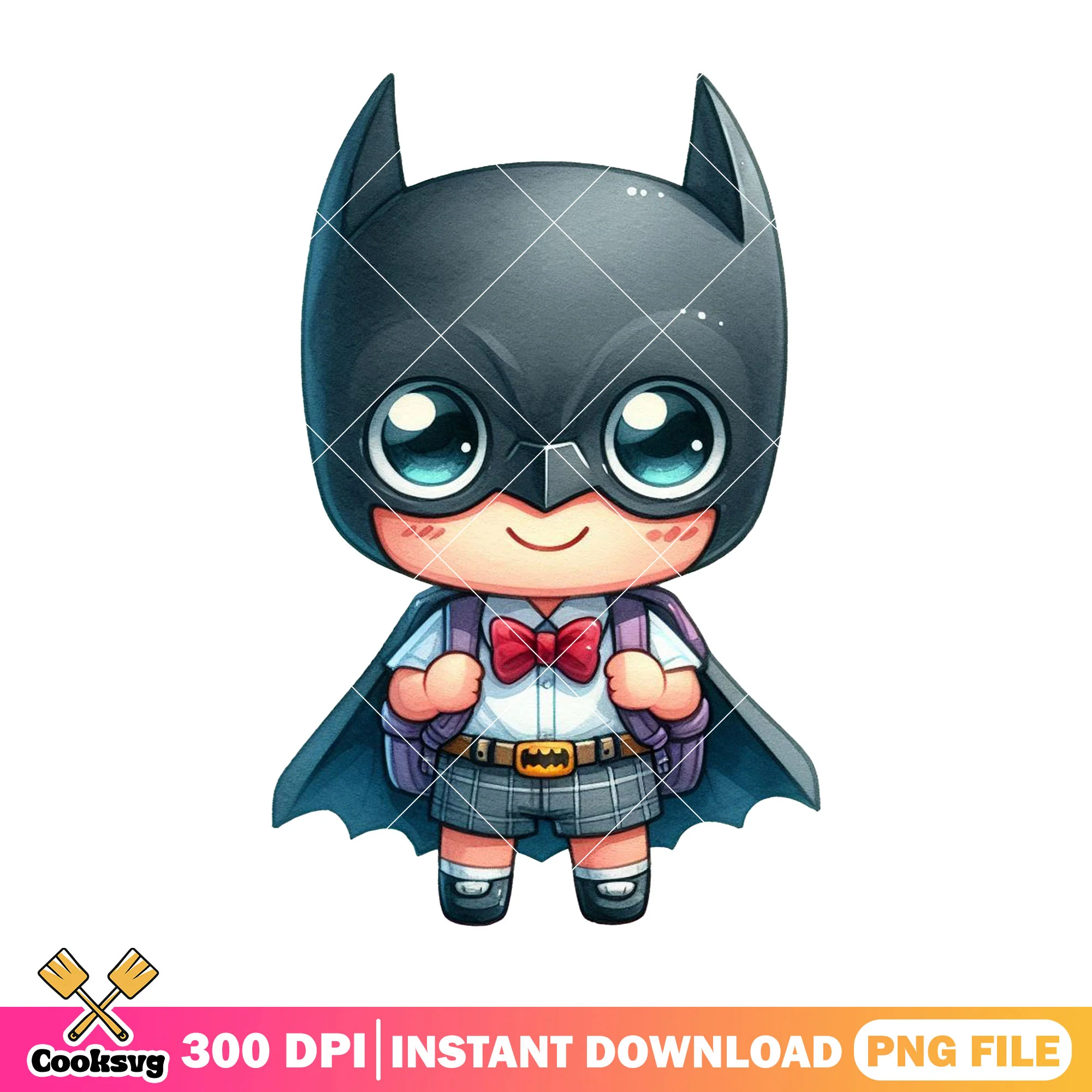 Design batman standing png, dc batman png, welcome back to school png