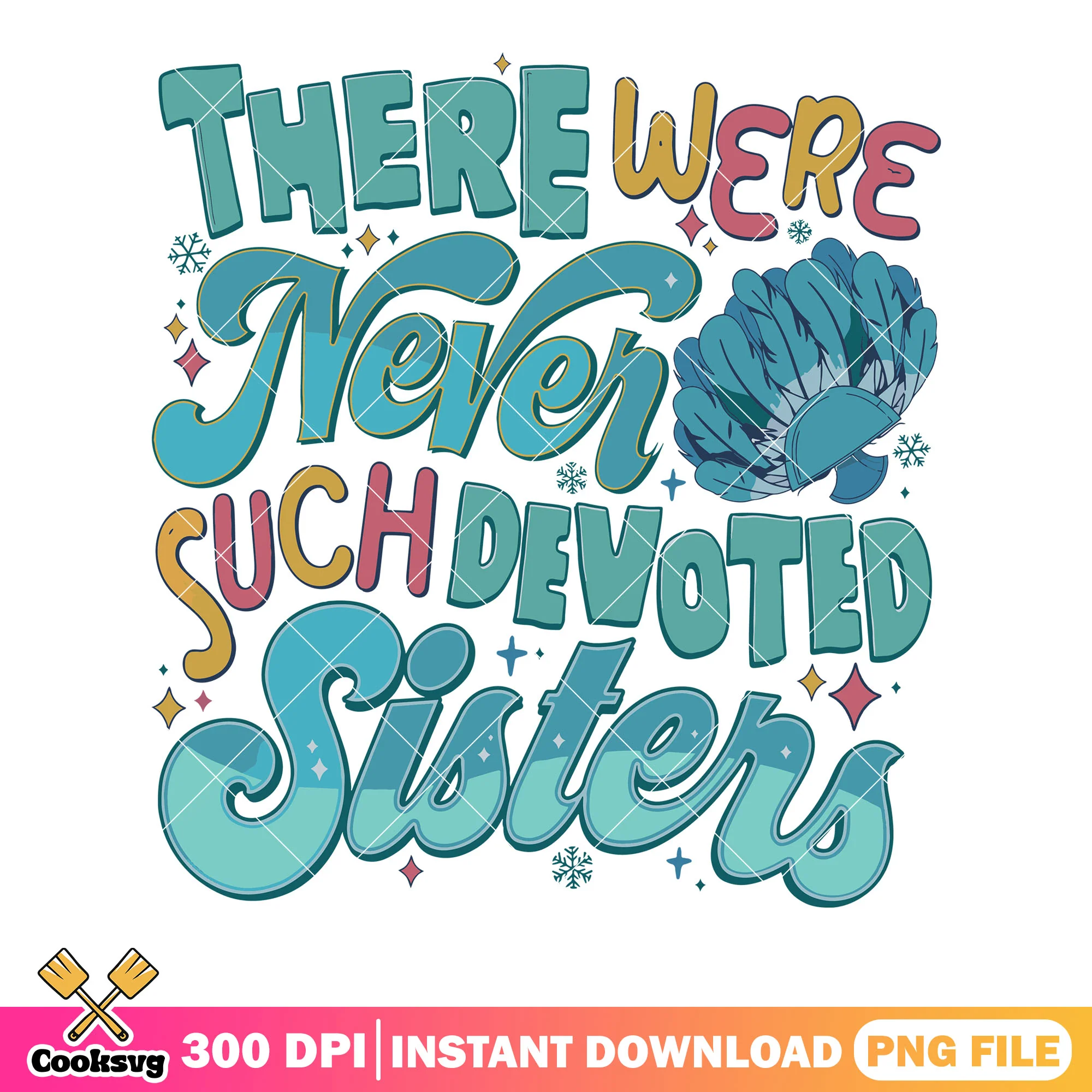 Devoted sister white christmas png, merry christmas png, xmas png