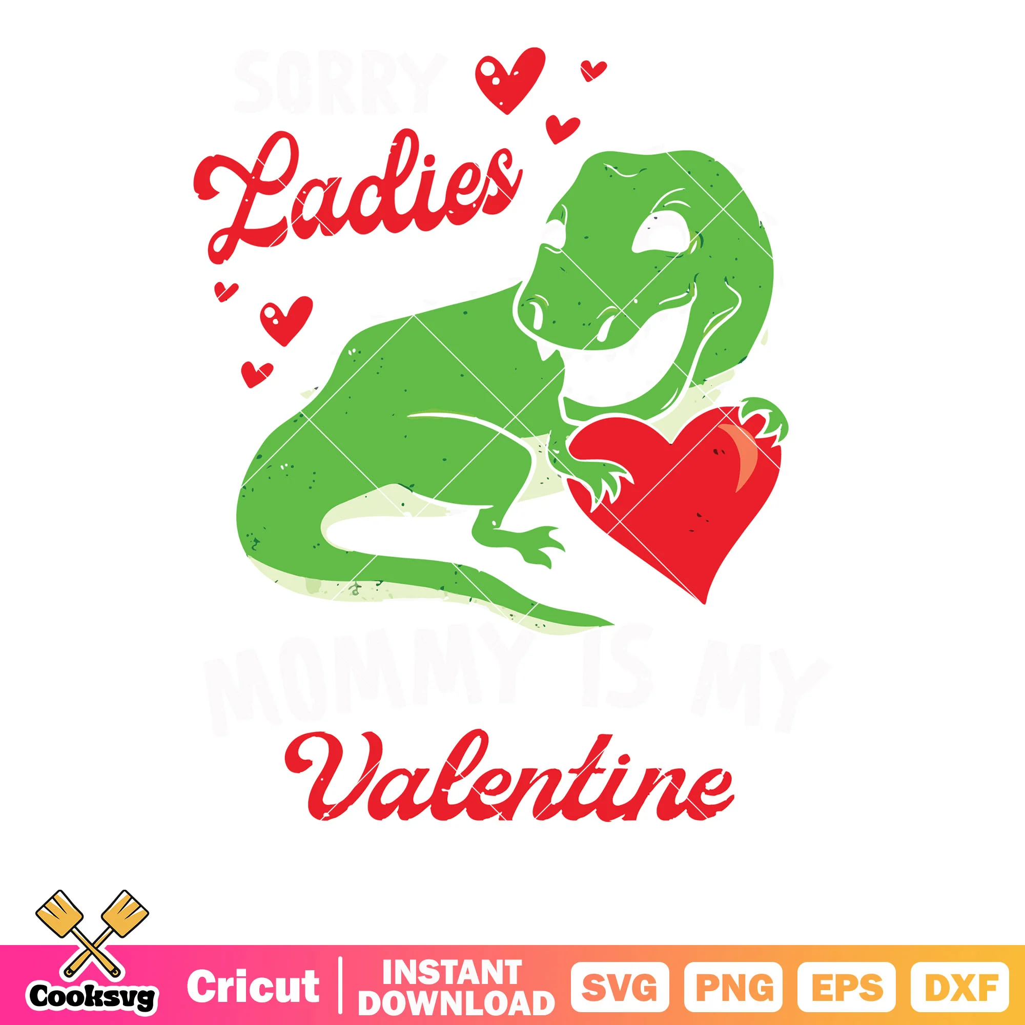 Dinosaur ladies valentine design svg, dinosaur valentine svg, red valentine svg