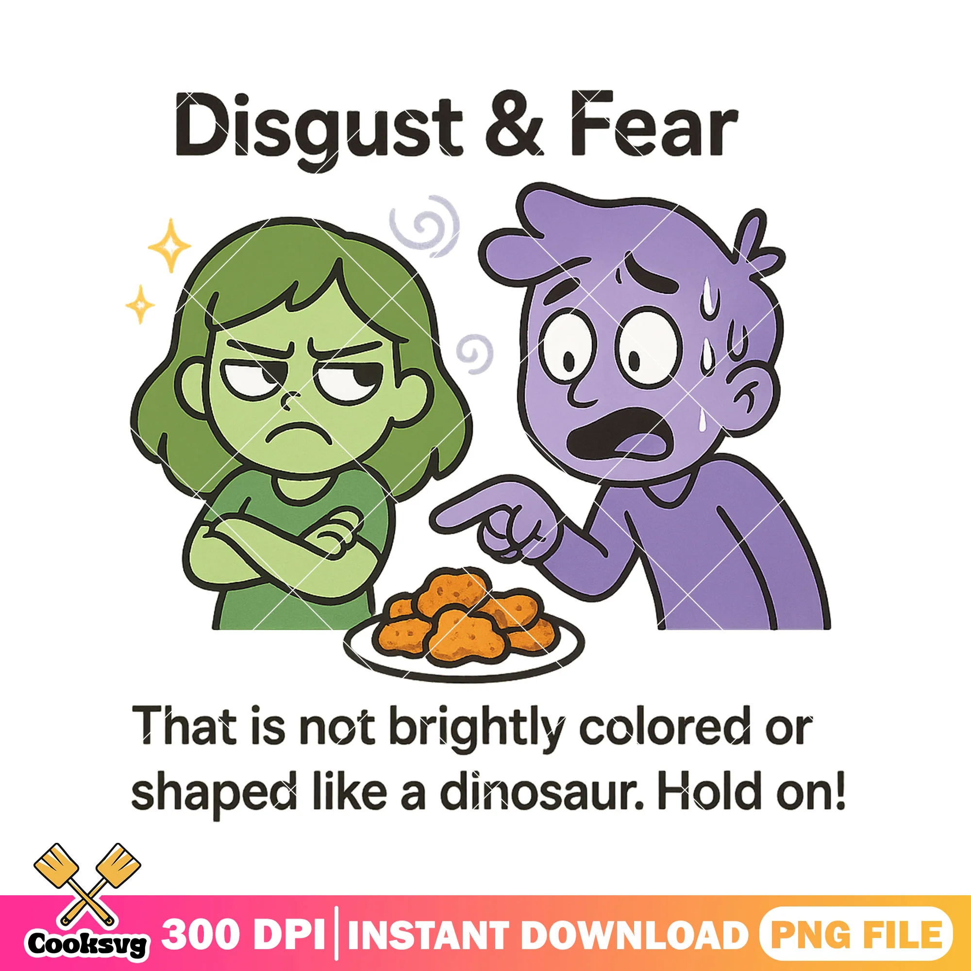 Disgust x fear quotes png, inside out 2 png, funny quotes png