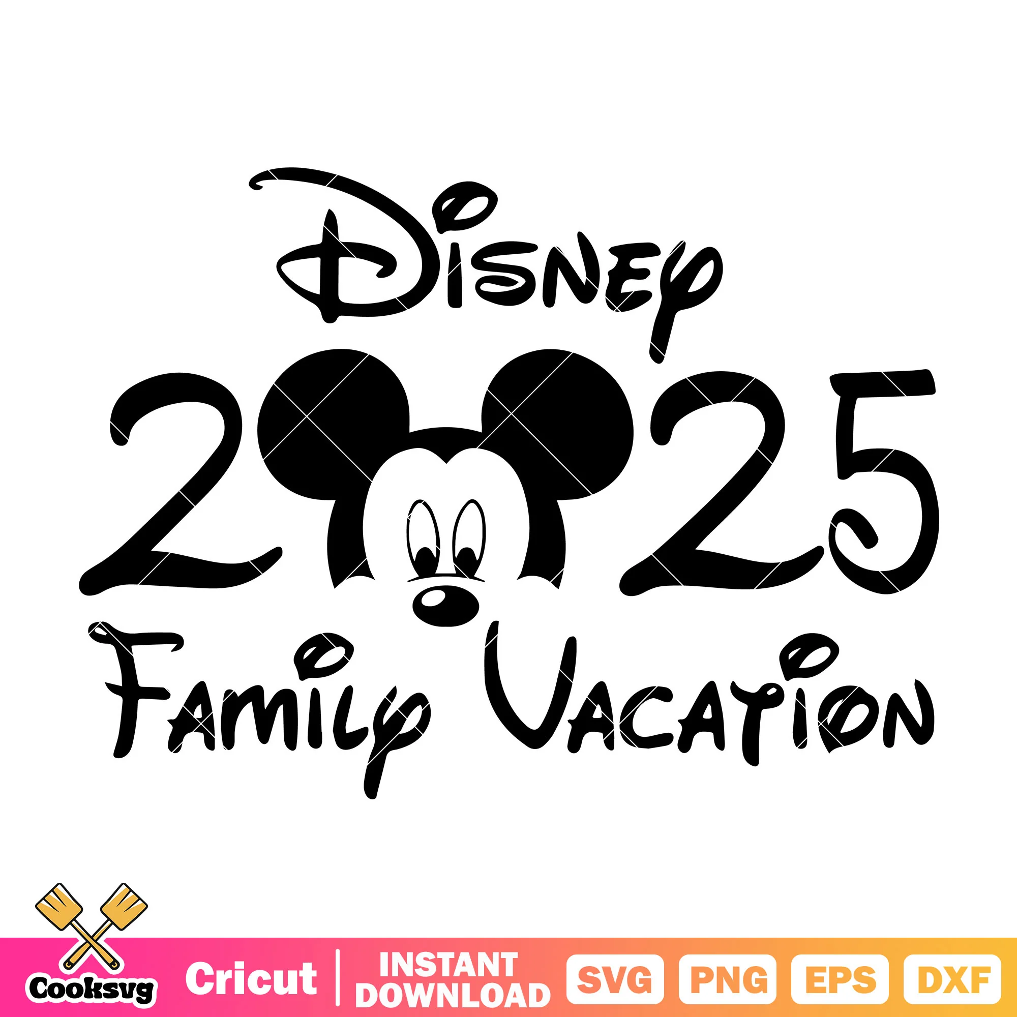 Disney 2025 family vacation mickey svg, family vacation svg