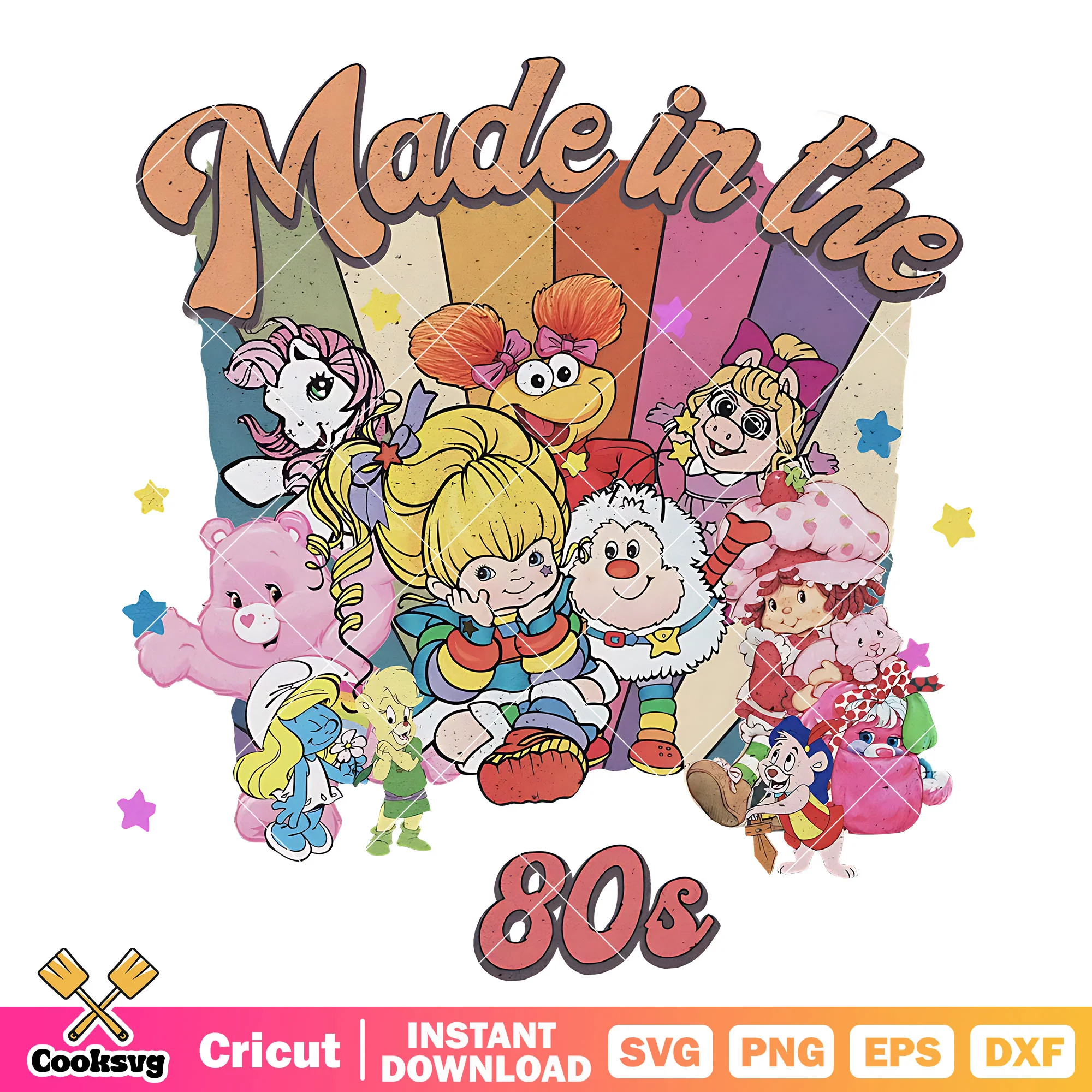 Disney cartoon toy made in the 80s png, care bears png,