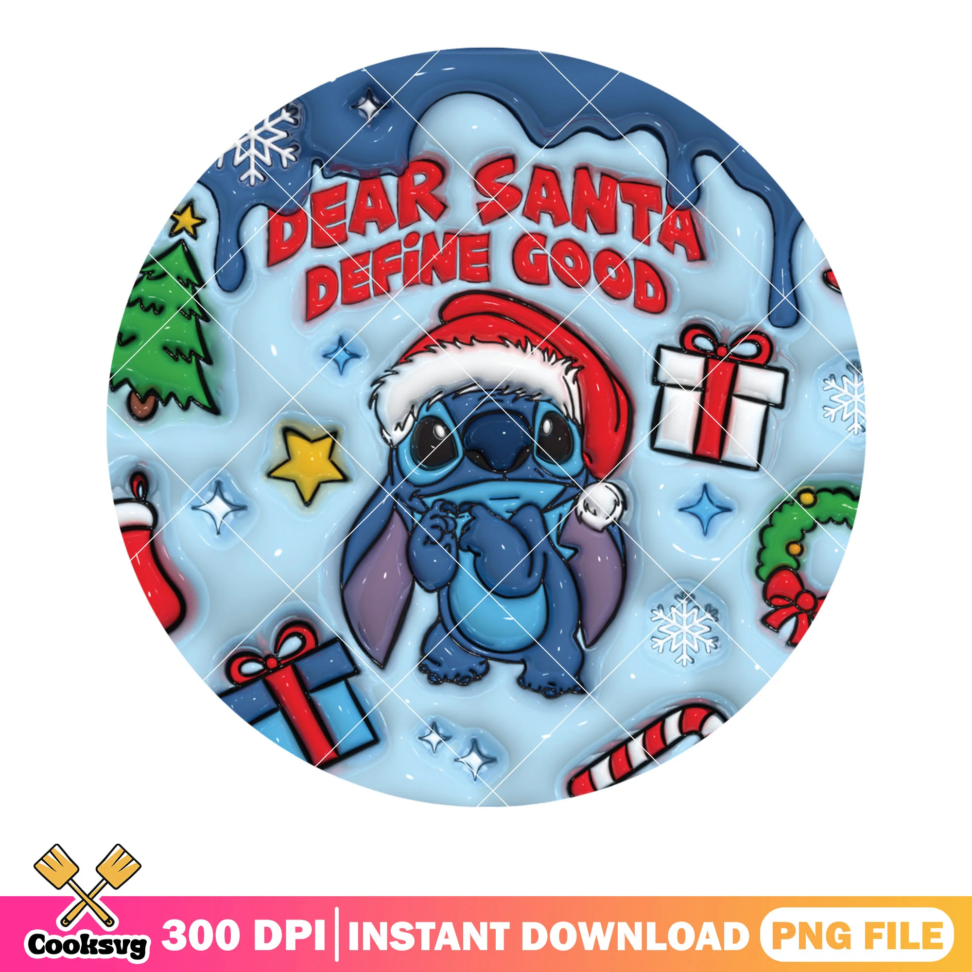 Disney christmas card png, lilo and stitch png, merry christmas png