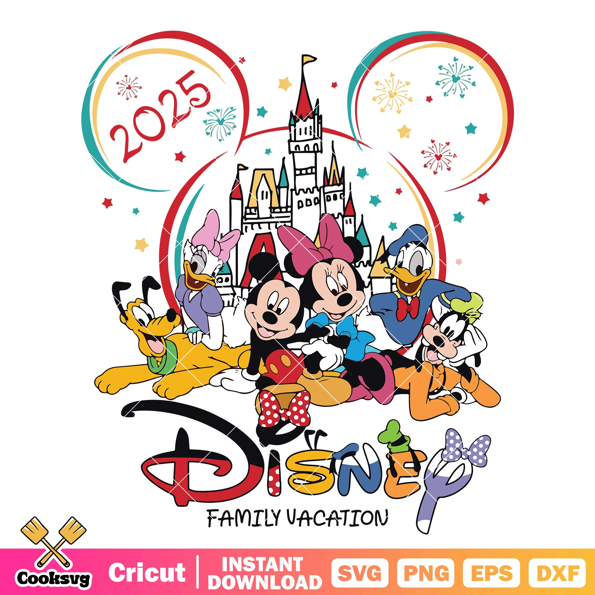 Disney family vacation 2025 svg, family vacation svg, mickey disney svg