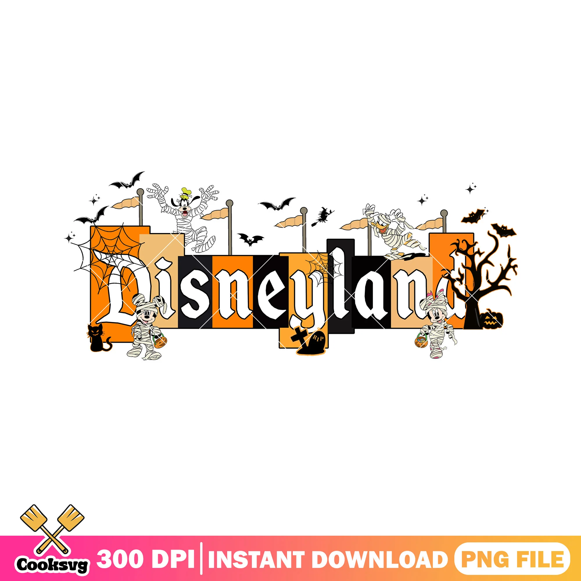 Disney land halloween theme png, disney land png, halloween games png