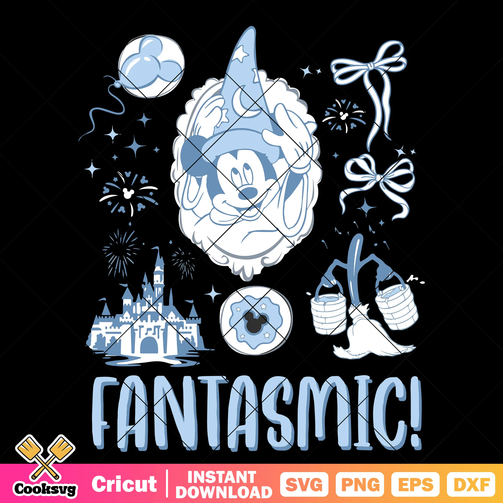 Disney mickey fantasmic svg, disney mickey svg, mickey mouse svg