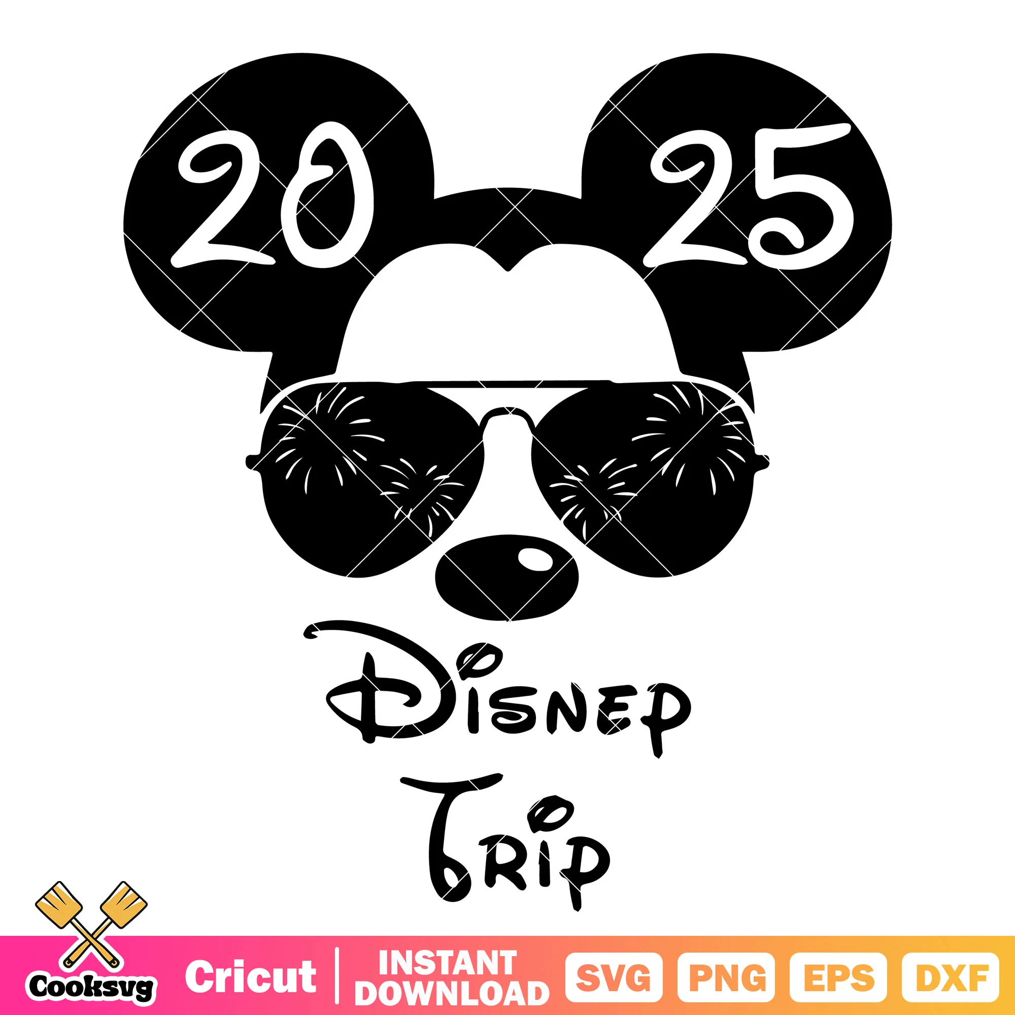 Disney mickey head trip 2025 svg, disney trip 2025 svg, disney 2025 svg
