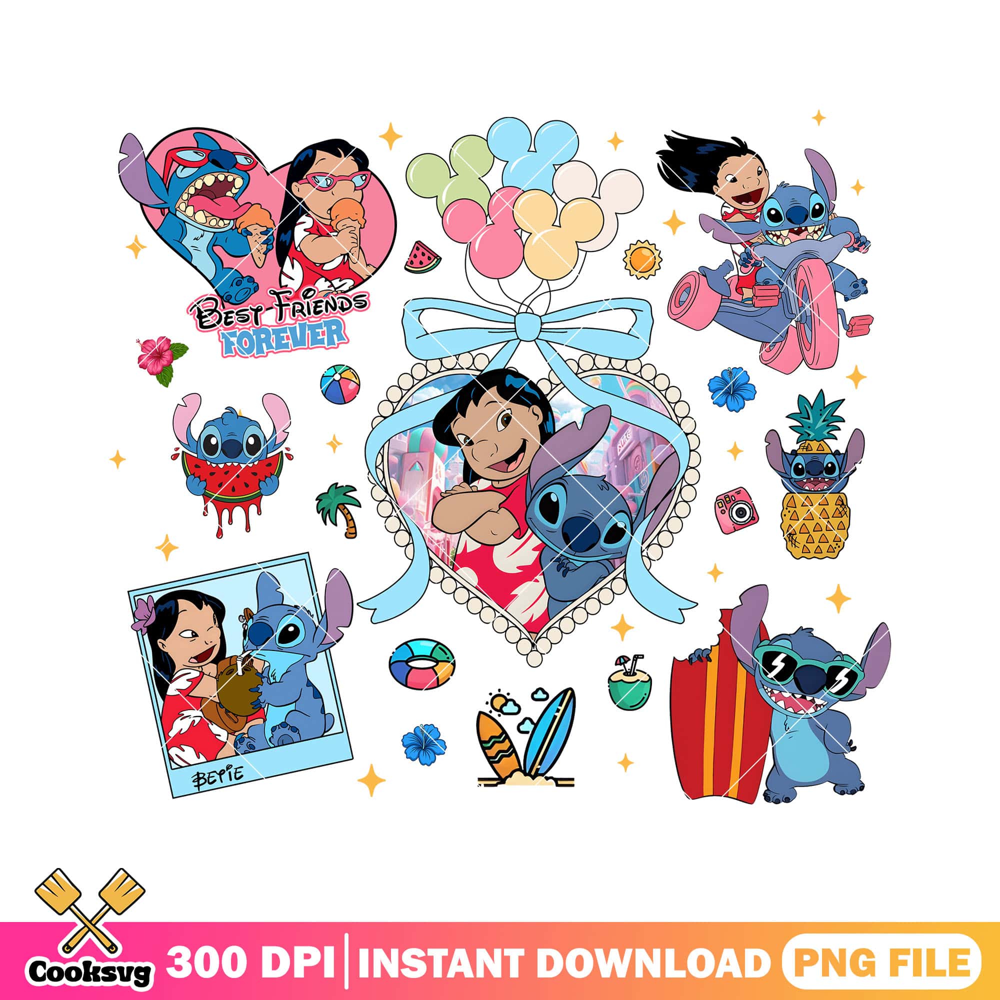 Disney mirror stitch friends png, stitch mirror png, stitch friends png