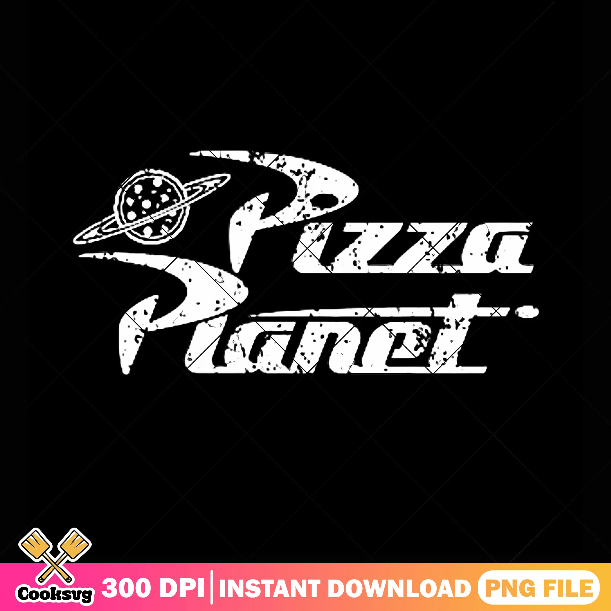 Disney Pixar Pizza Planet Left Chest png, toy story png, disney png