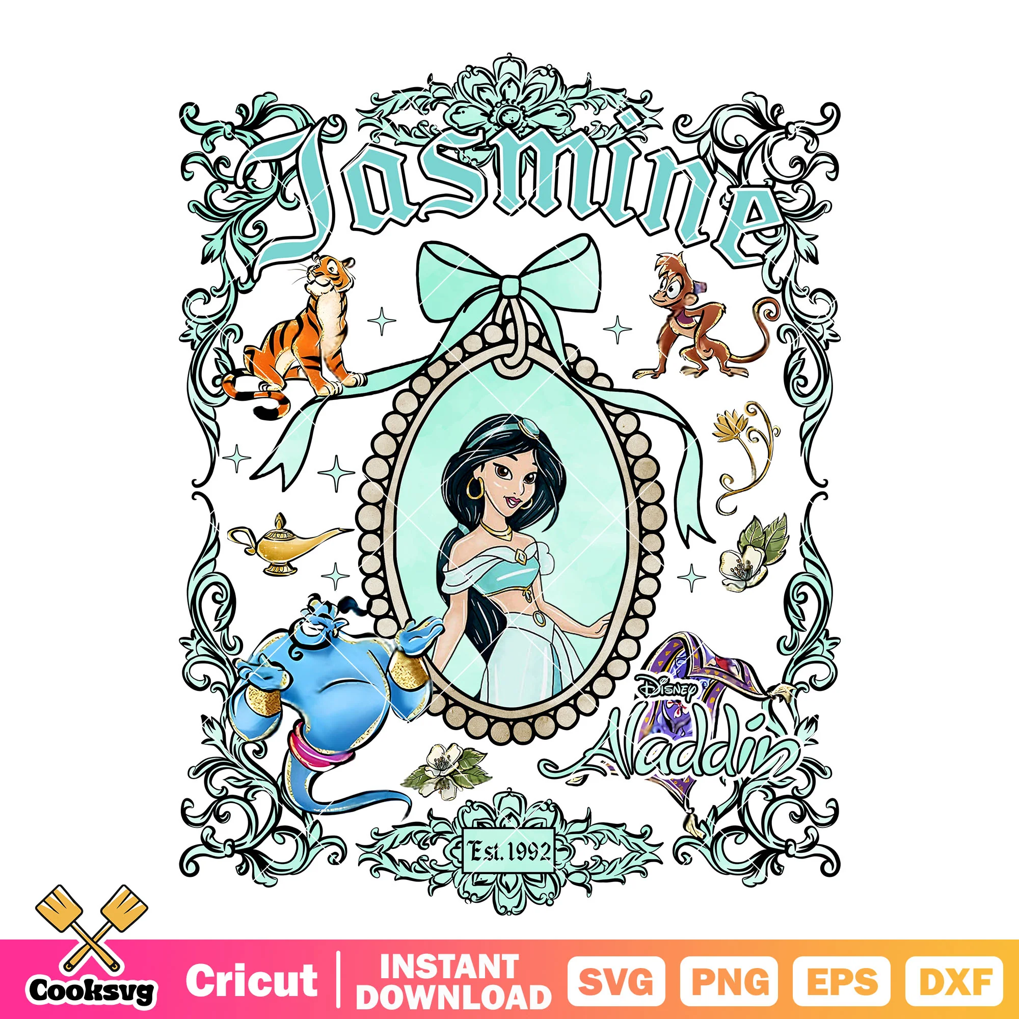 Disney princess Jasmine bow tie mirror png, jasmine princess png