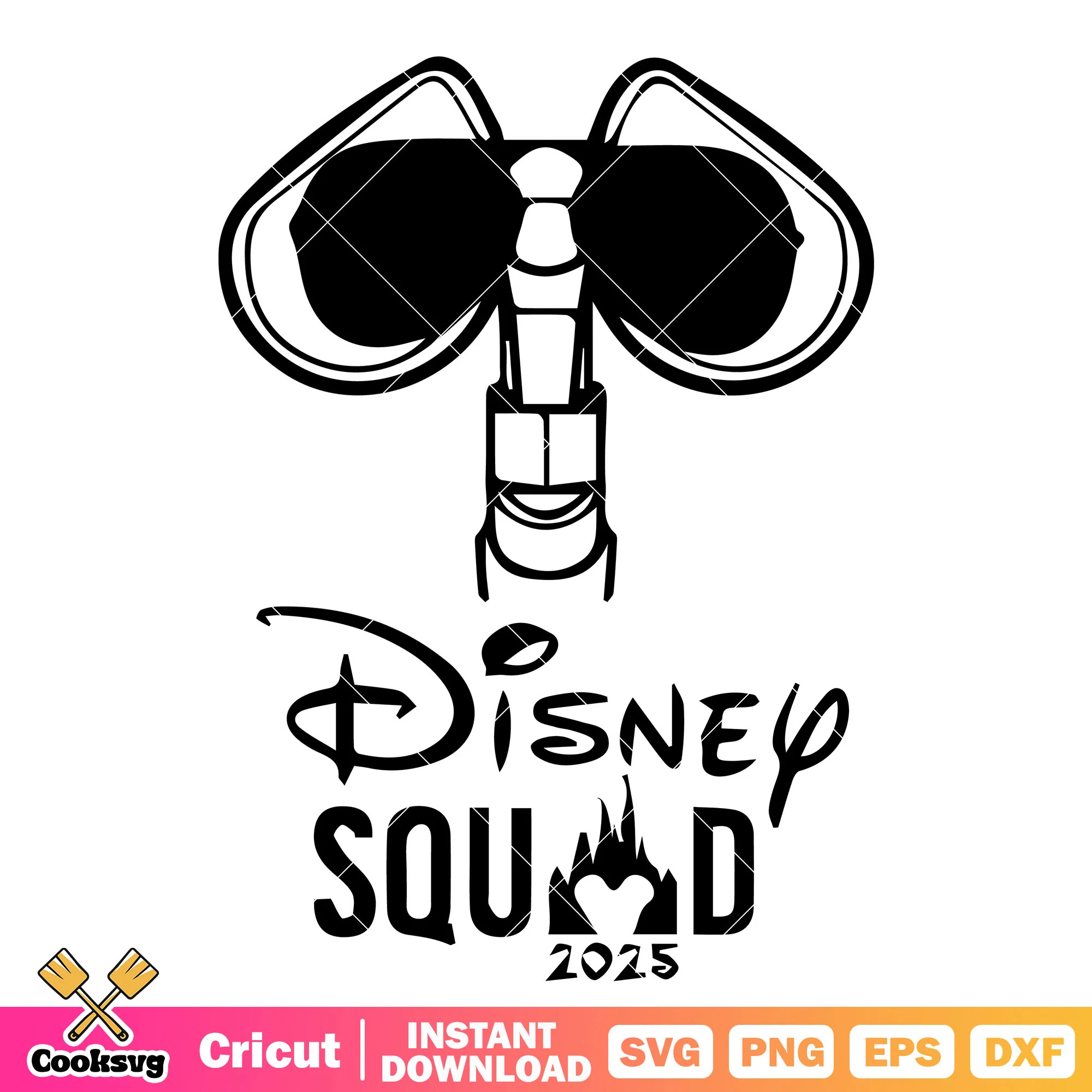 Disney robot disney squad 2025 svg, disney squad svg, mickey disney svg