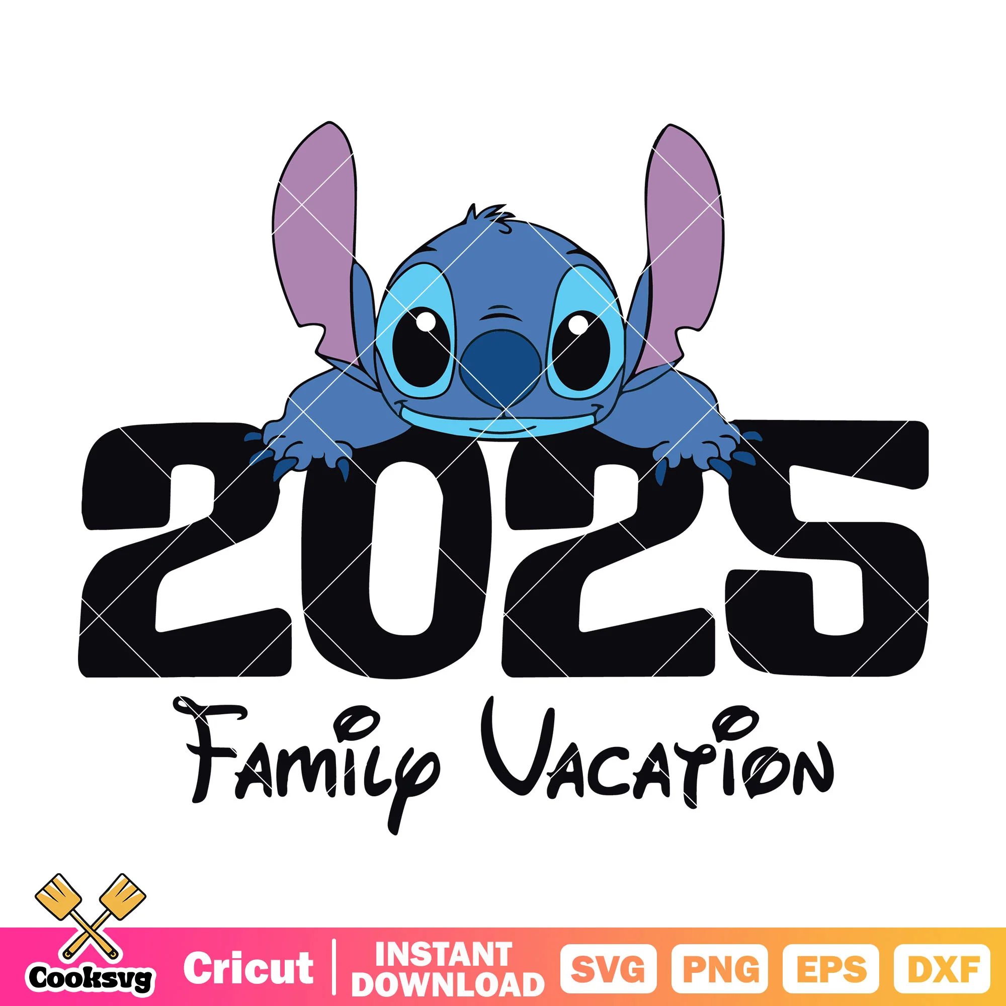 Disney stitch family vacation 2025 svg, disney family vacation svg