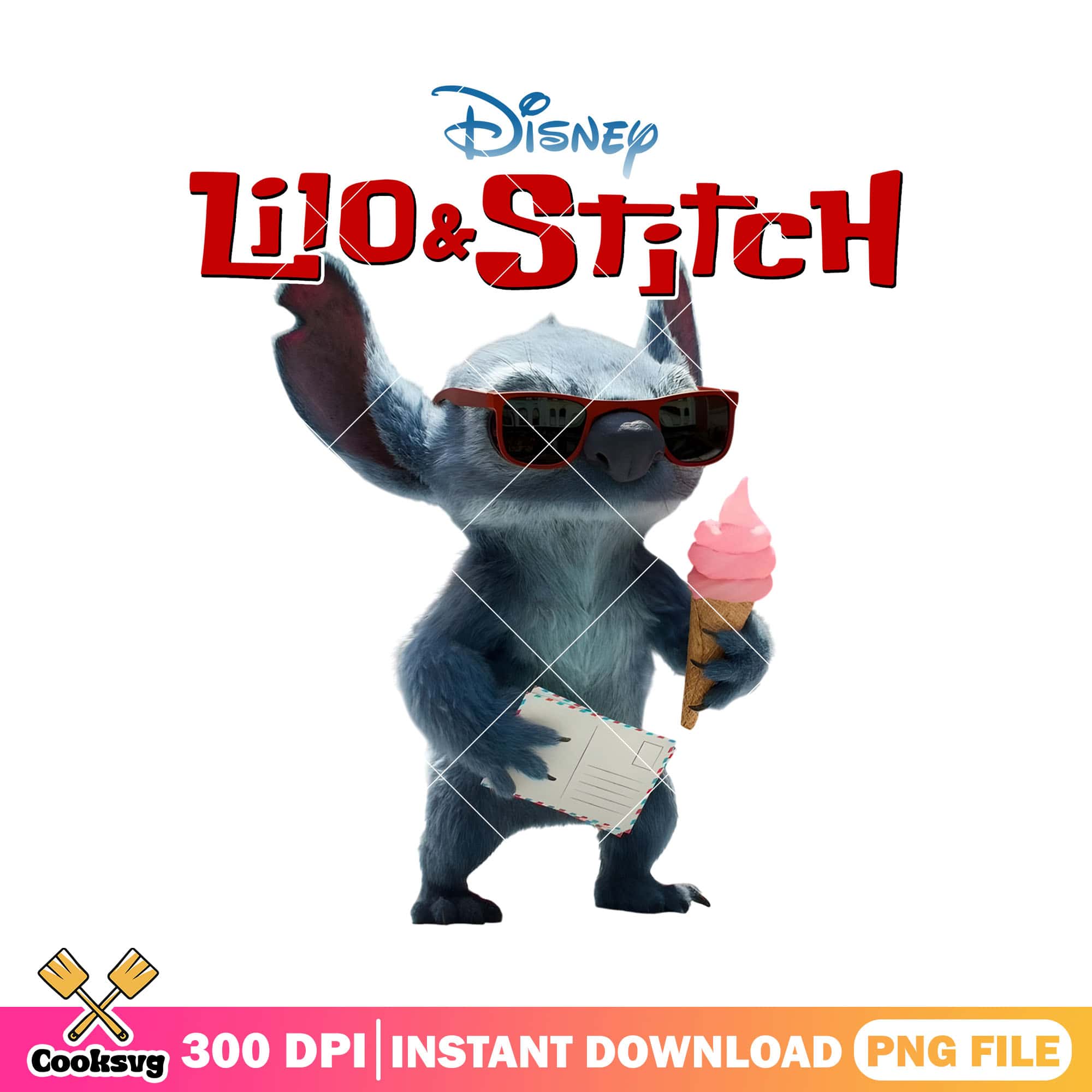 Disney stitch lilo ice cream png, stitch ice cream png, stitch lilo png