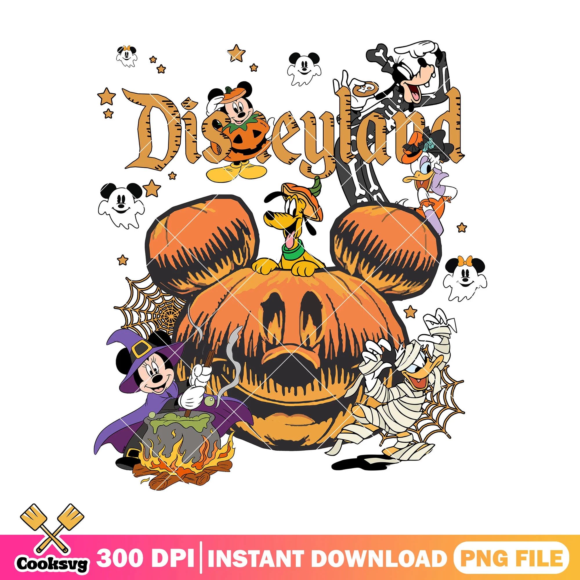 Disneyland spooky vibes png, halloween spirit png, disney land png