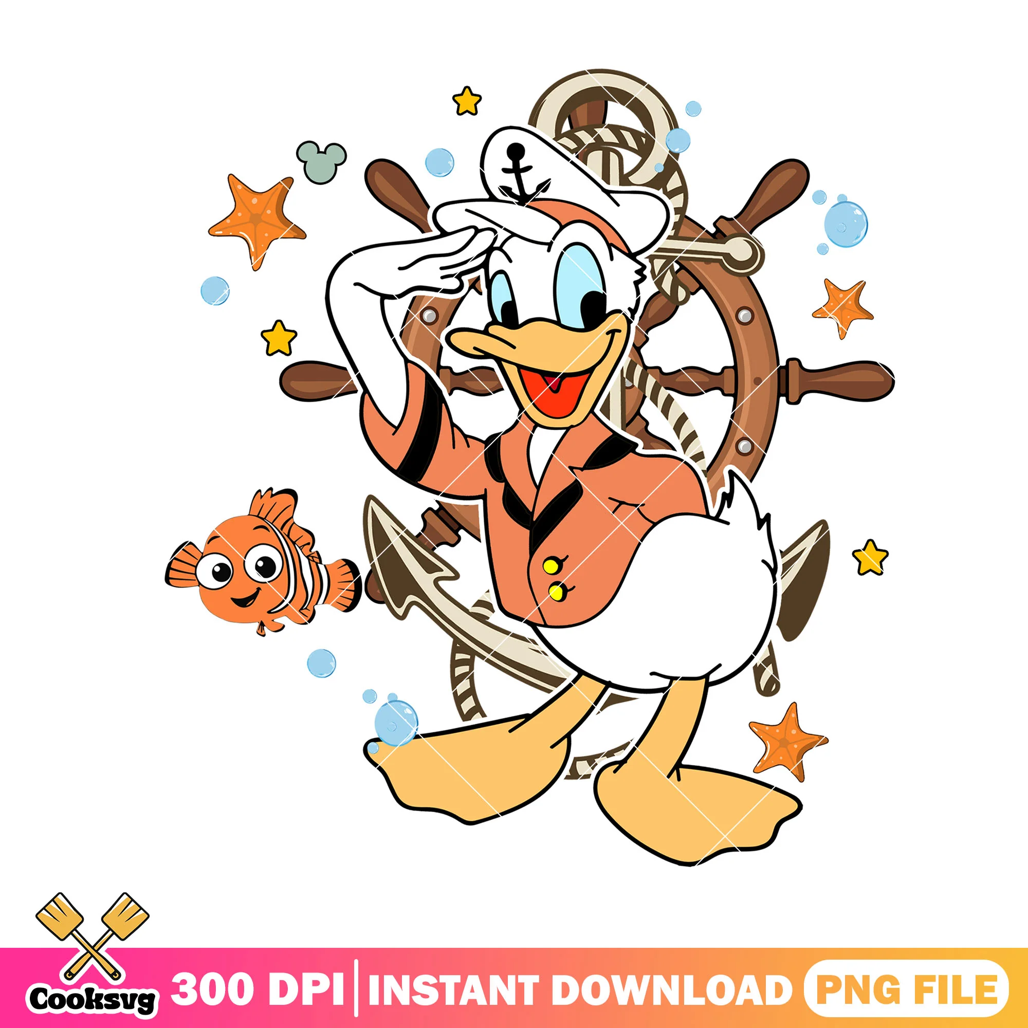 Donald duck sea adventure png, disney duck png, donald mickey mouse png