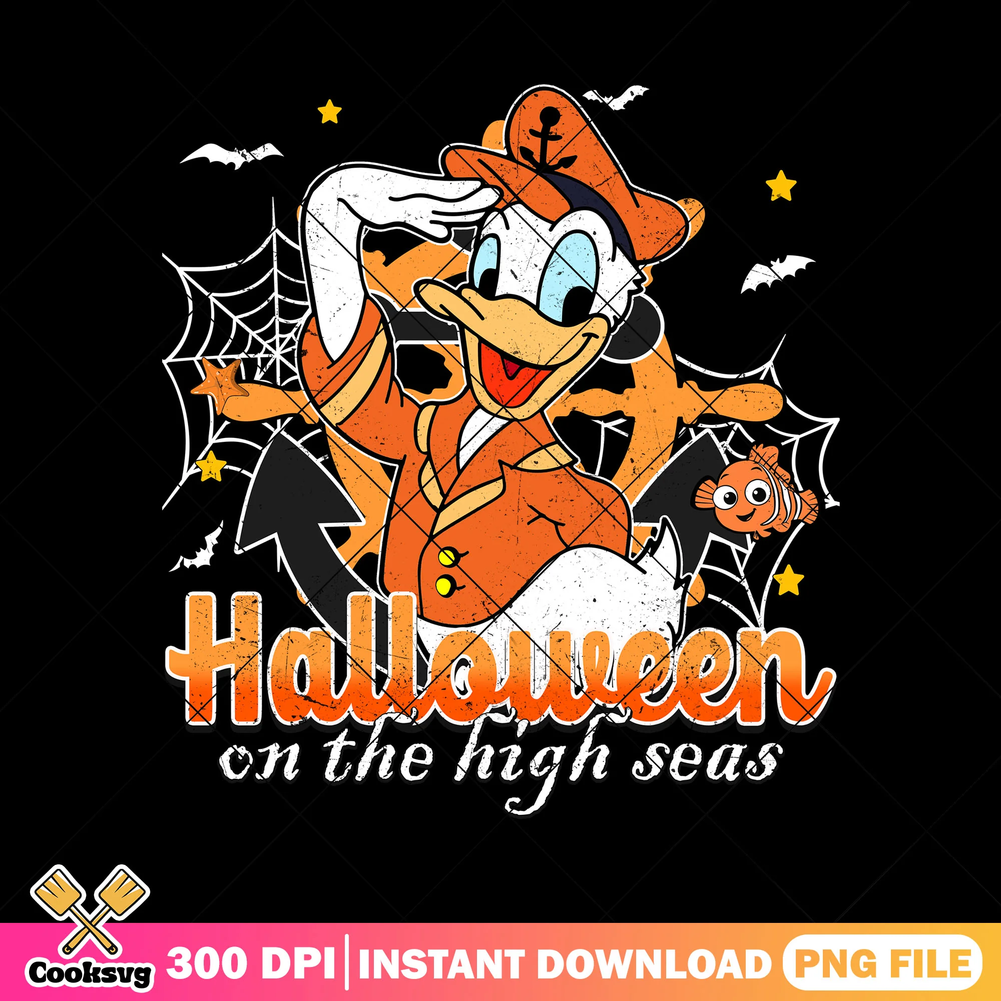 Donald on the high seas png, mickey mouse png, horror mickey png