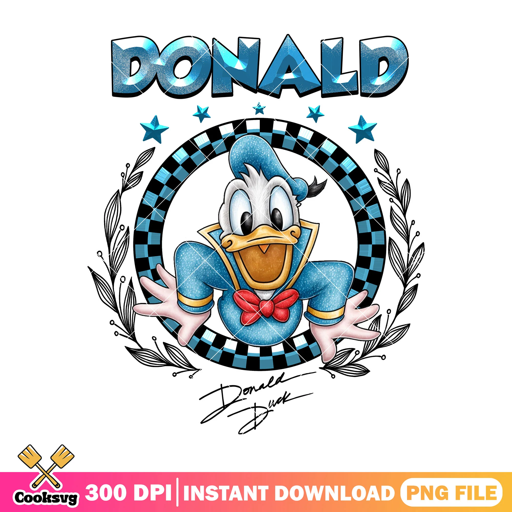 Donald signature png, donald duck png, walt disney png