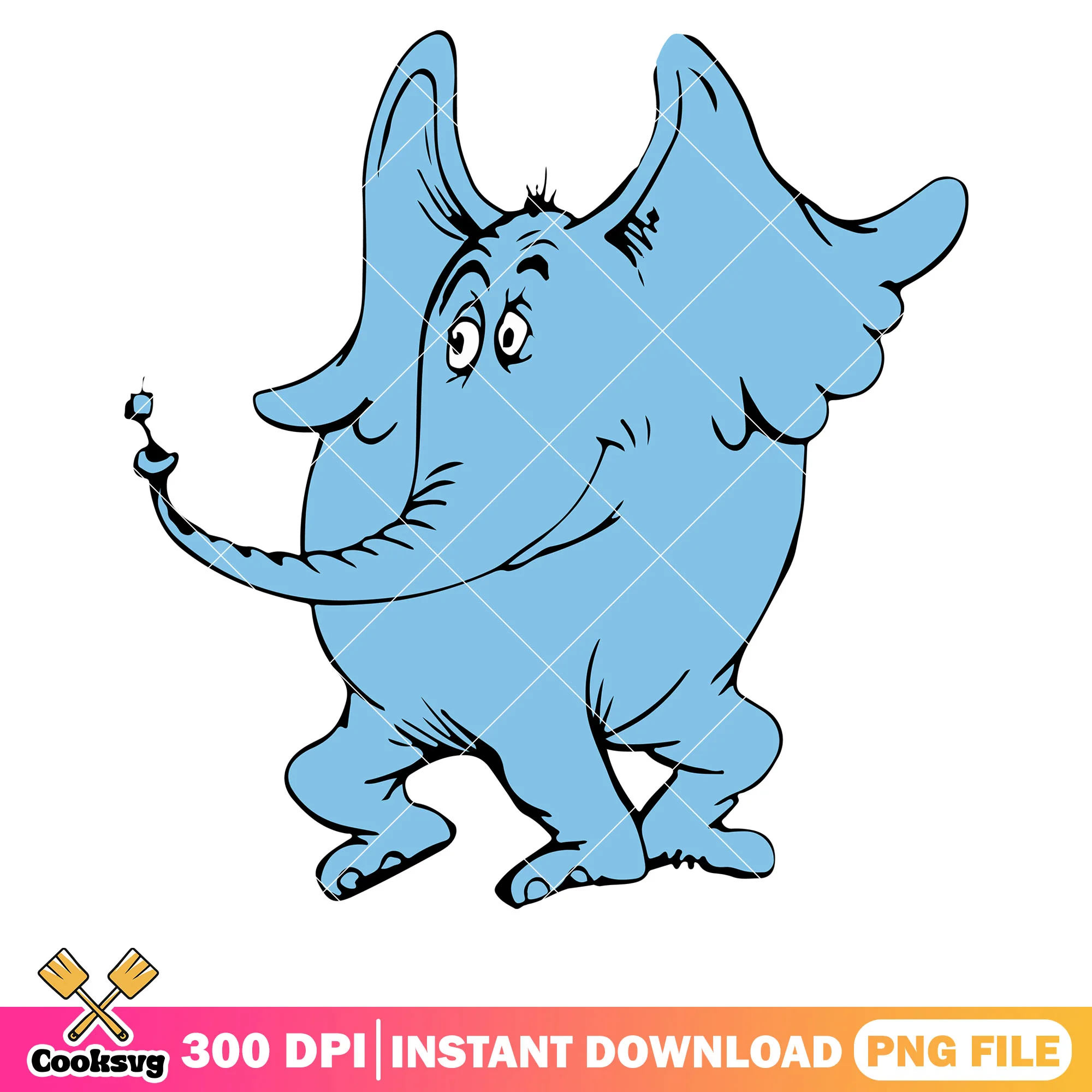 Dr seuss friends horton cartoon png, dr seuss horton png