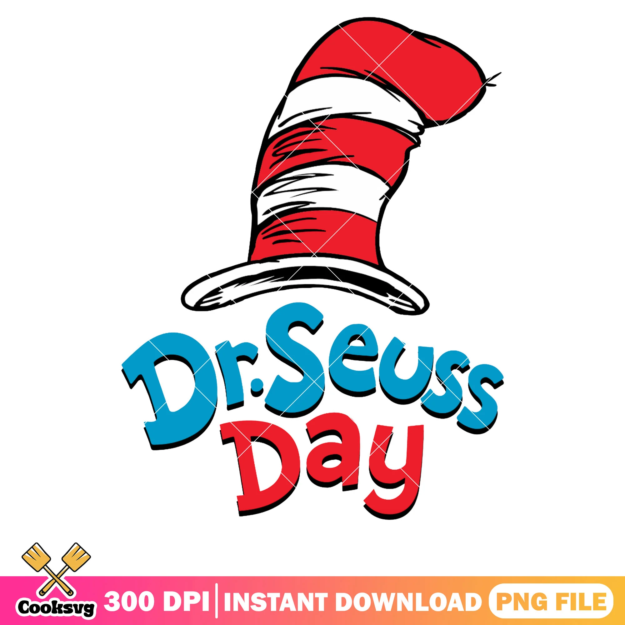 Dr seuss hat day cartoon png file, dr seuss hat png, dr seuss day png
