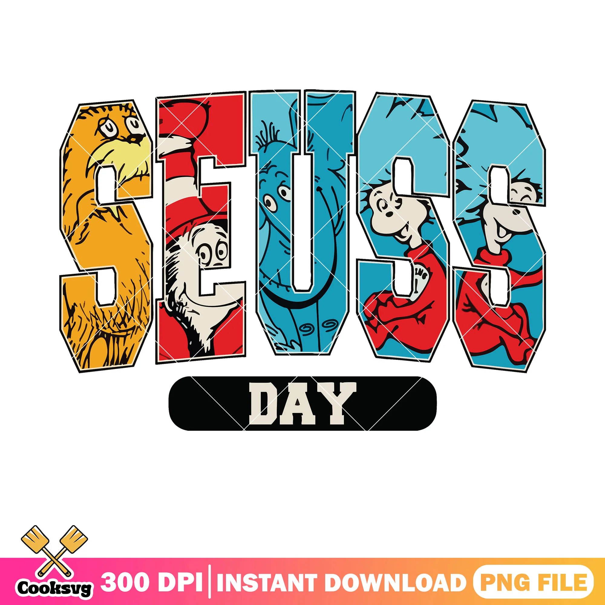 Dr seuss seuss day with friends png, dr seuss day png, dr seuss friends png