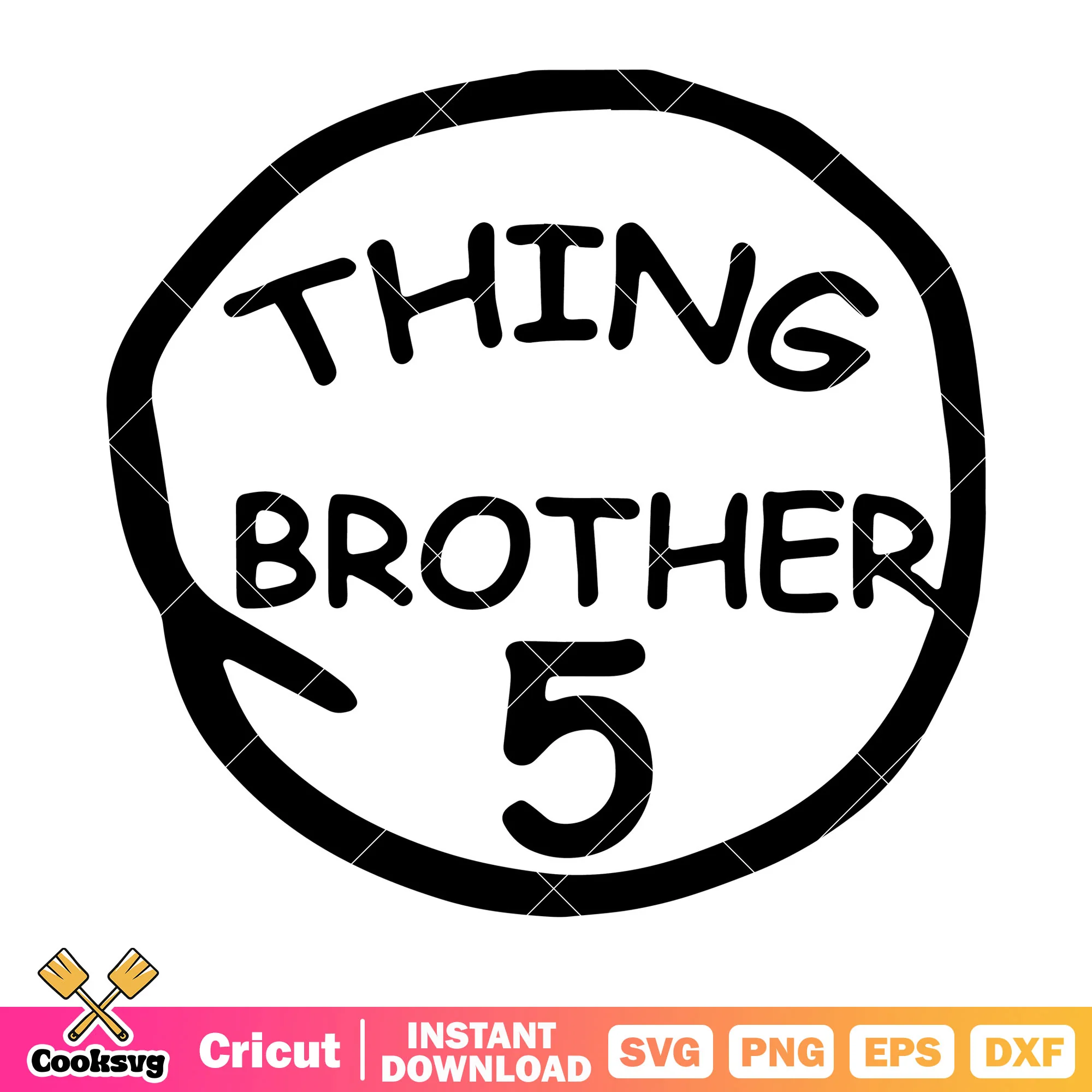 Dr seuss thing brother 5 svg, dr seuss thing one svg, dr seuss svg