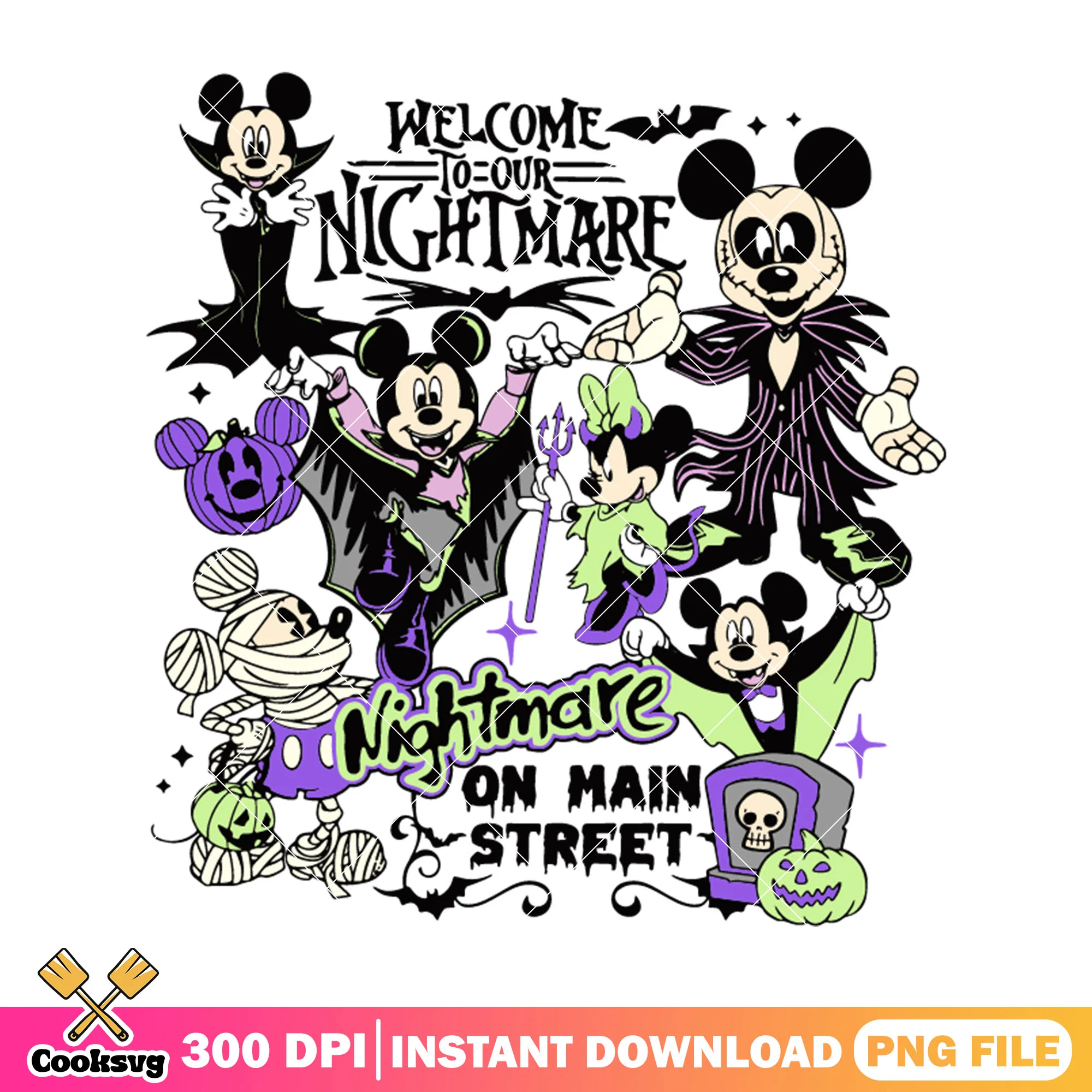 Dracula mickey design png, halloween cute png, mickey cartoon png