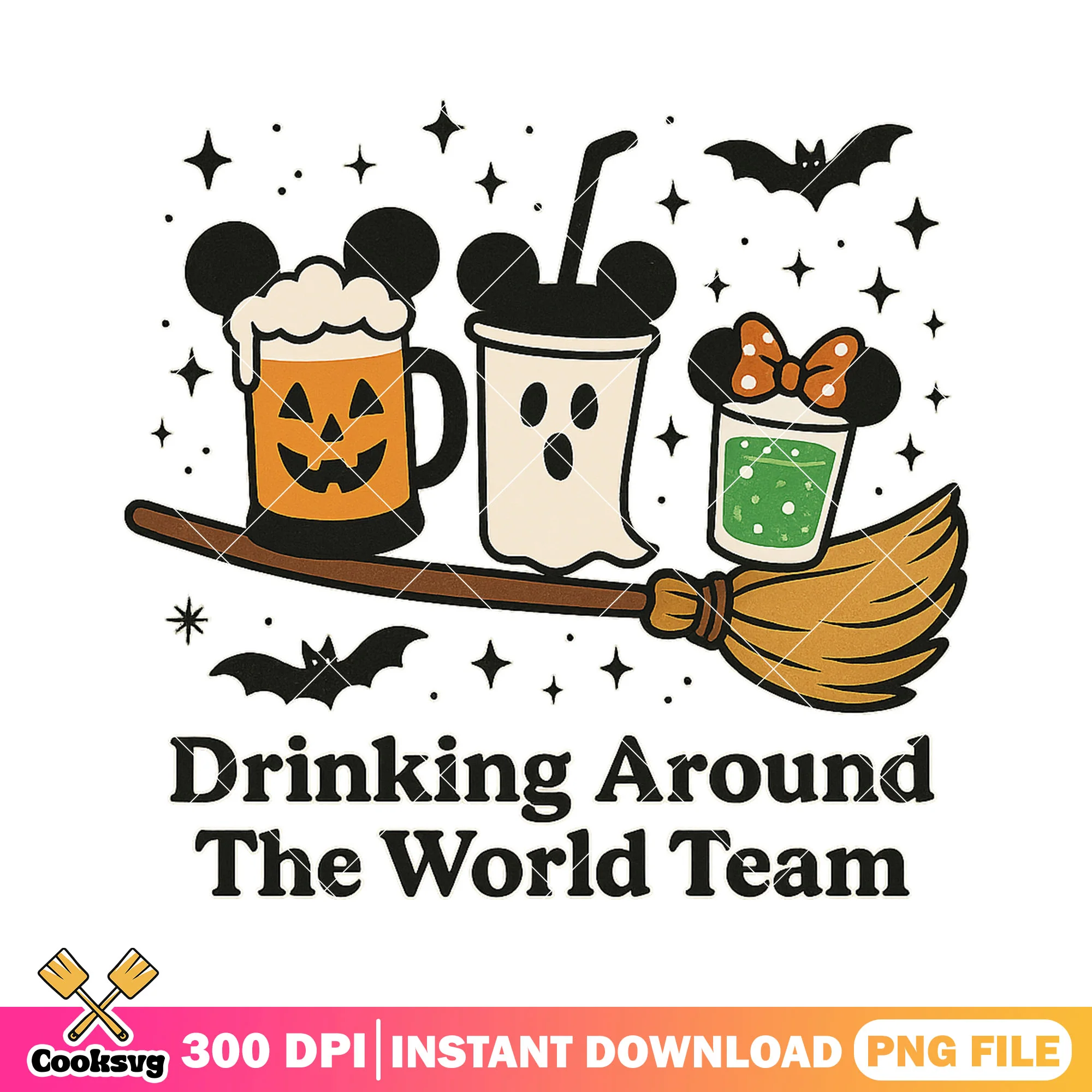 Drinking world disneyween png, disney drinks png, halloween jokes png