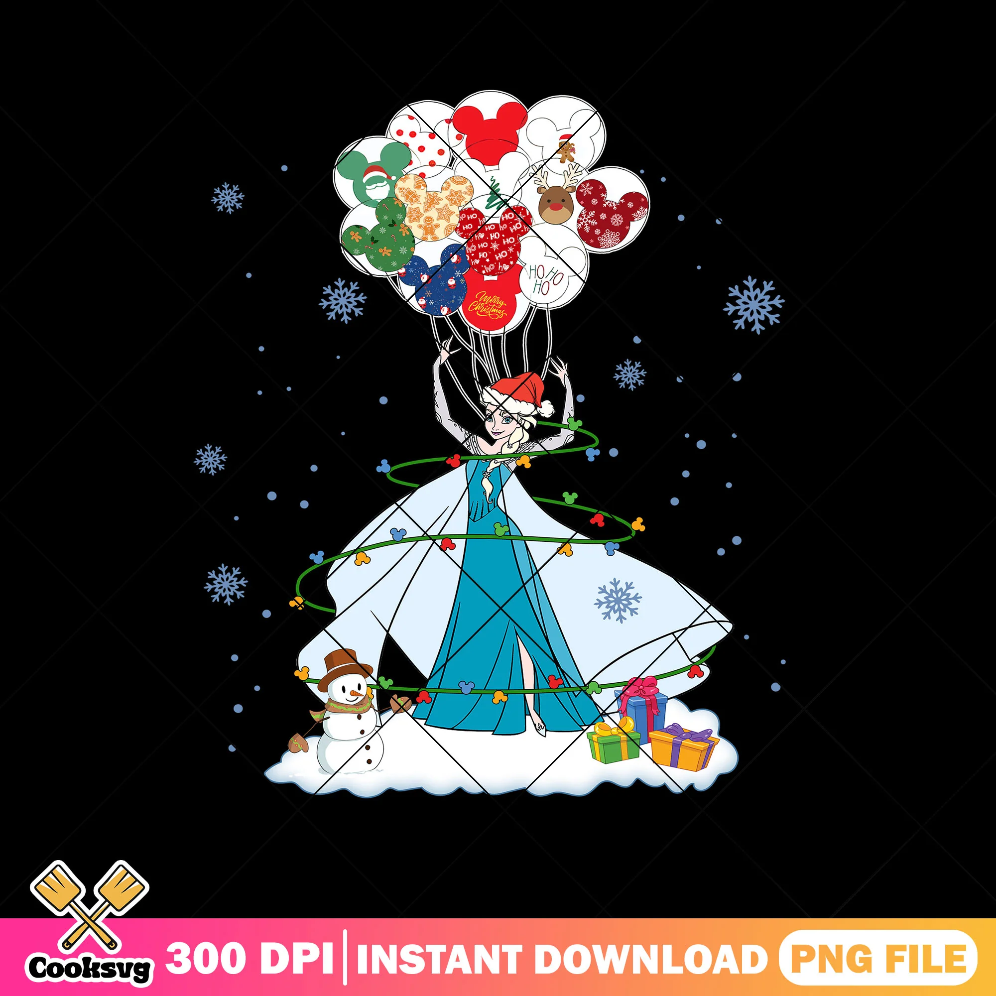 Elsa christmas stuff png, elsa frozen png, christmas spirit png