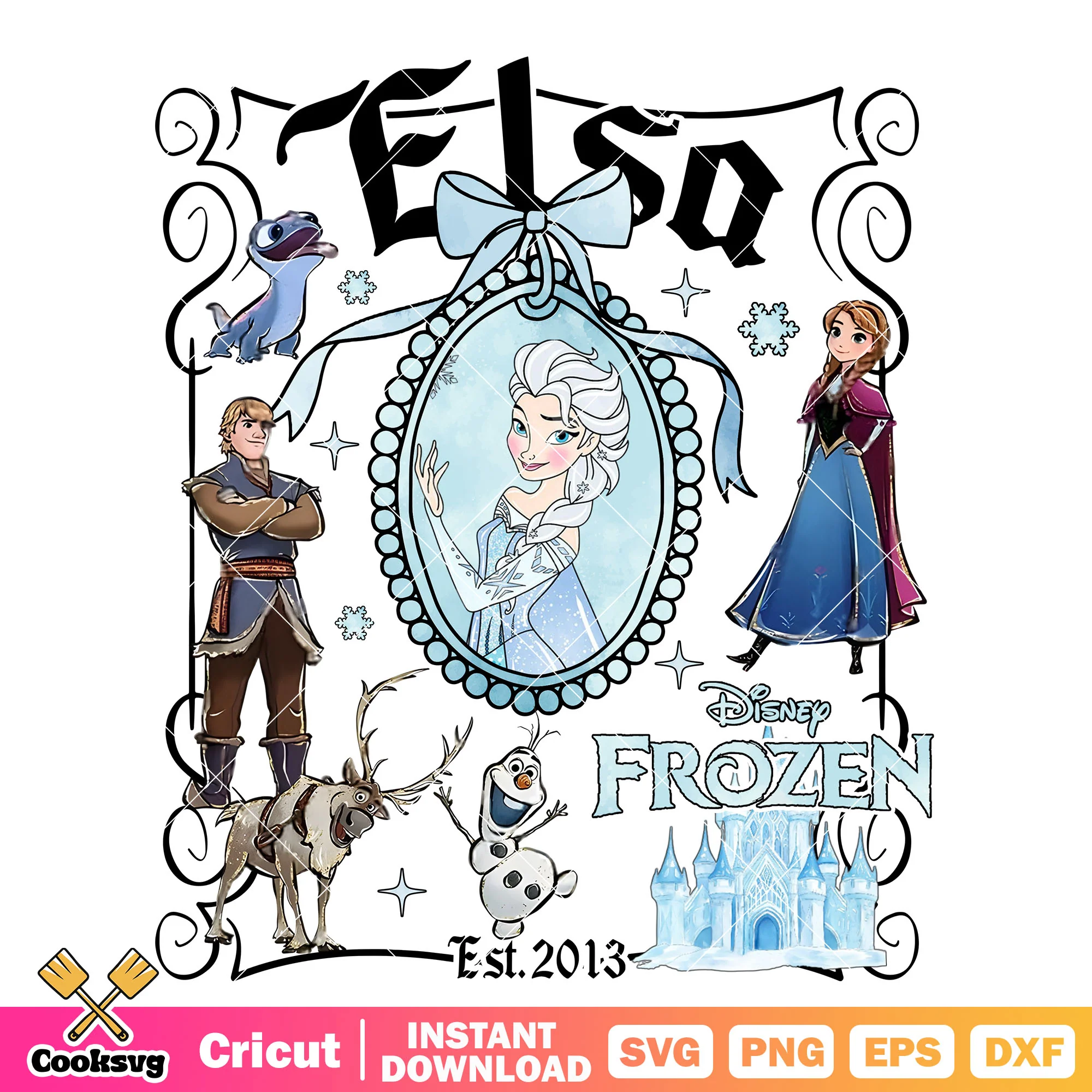 Elsa Disney Frozen EST 2013 PNG, Disney Elsa PNG, Elsa Princess PNG