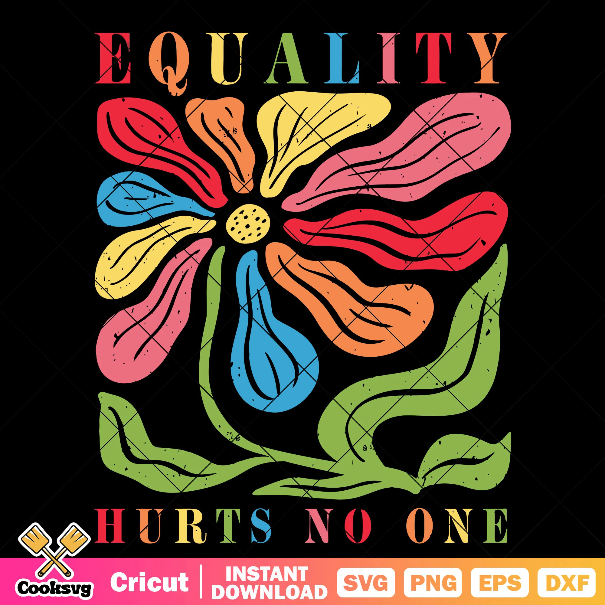Equality hurts no one svg design, equality quotes svg, trending quote svg
