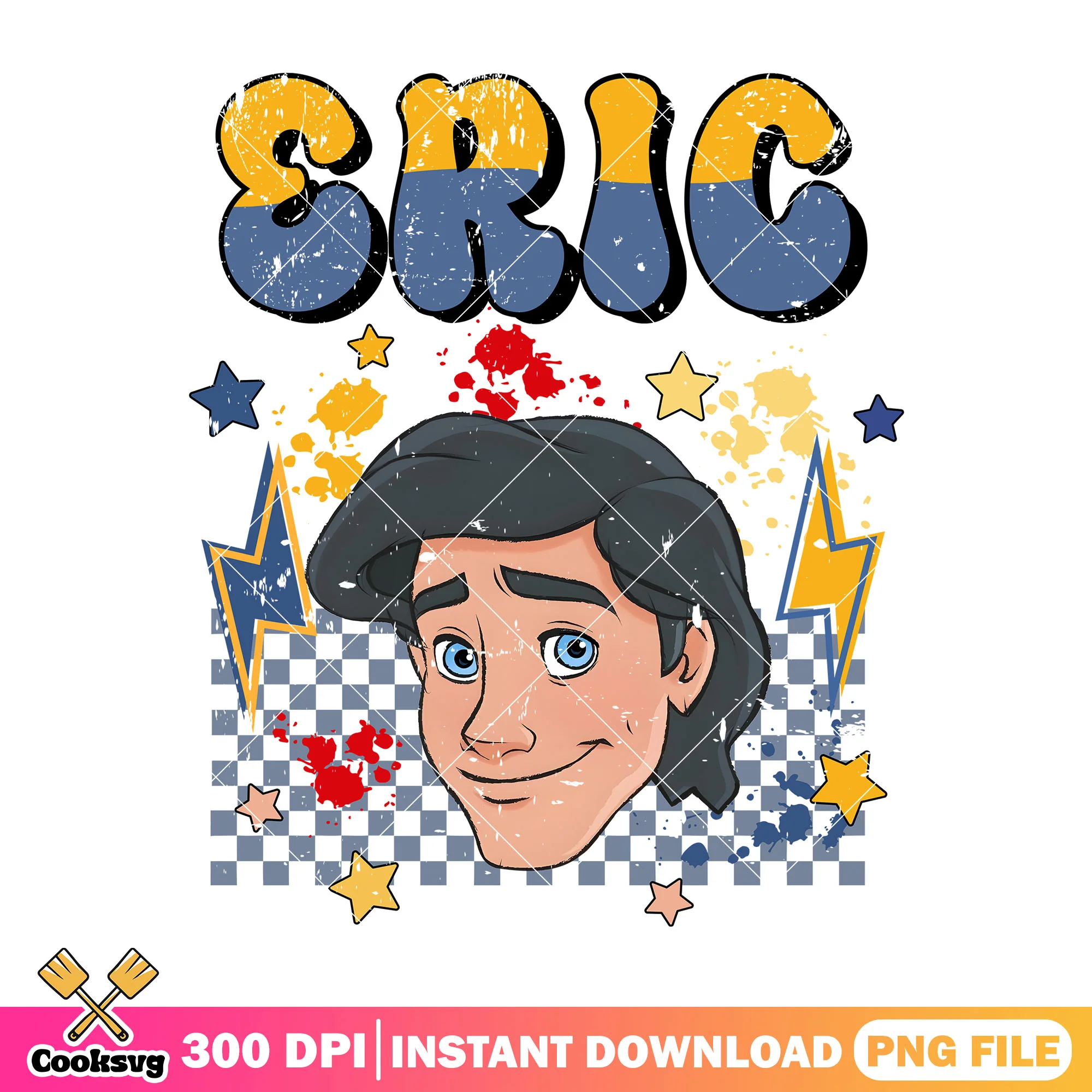 Eric head disney mermaid png, disney prince png, eric little mermaid png