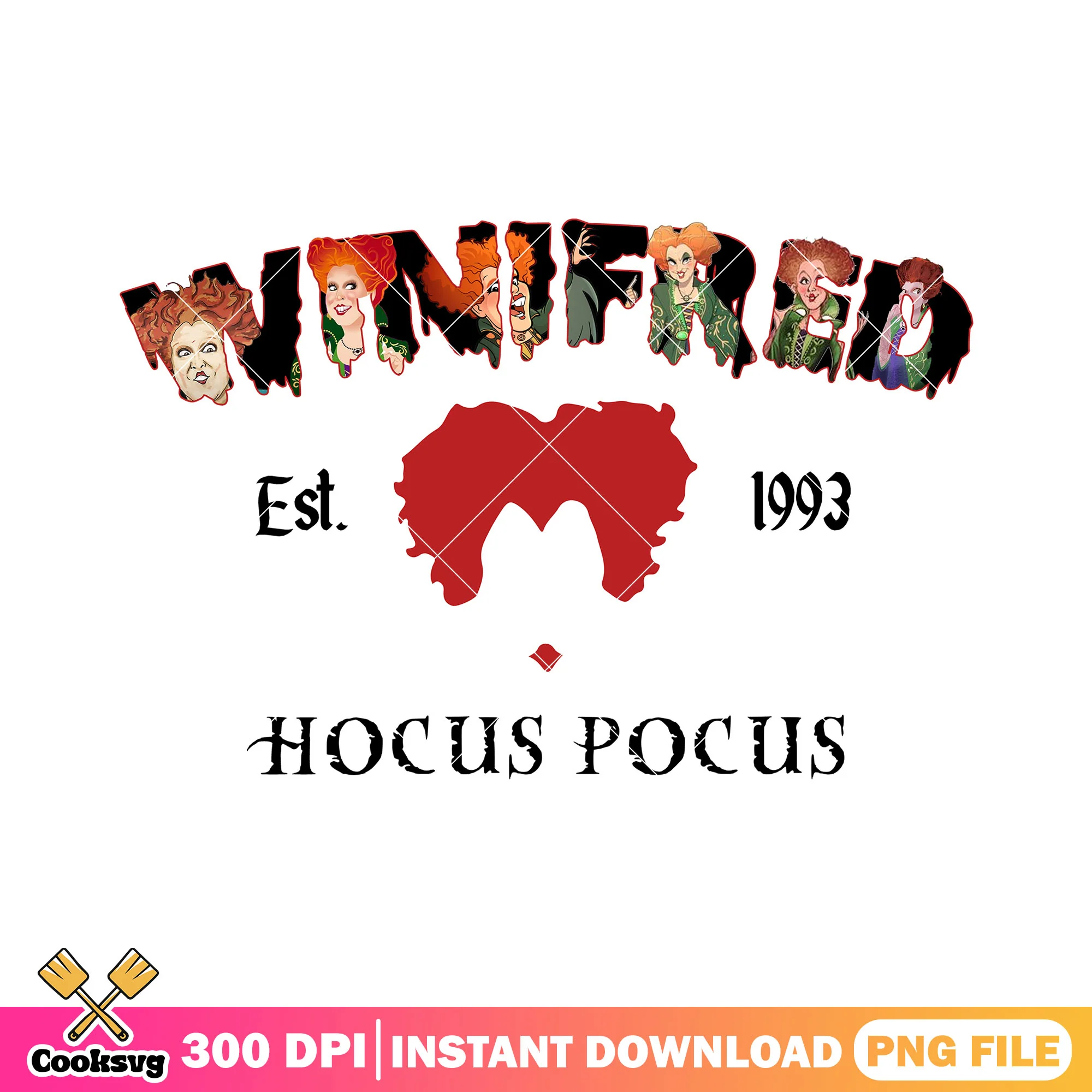 Est 1993 winifred black png, hocus pocus png, halloween spirit png