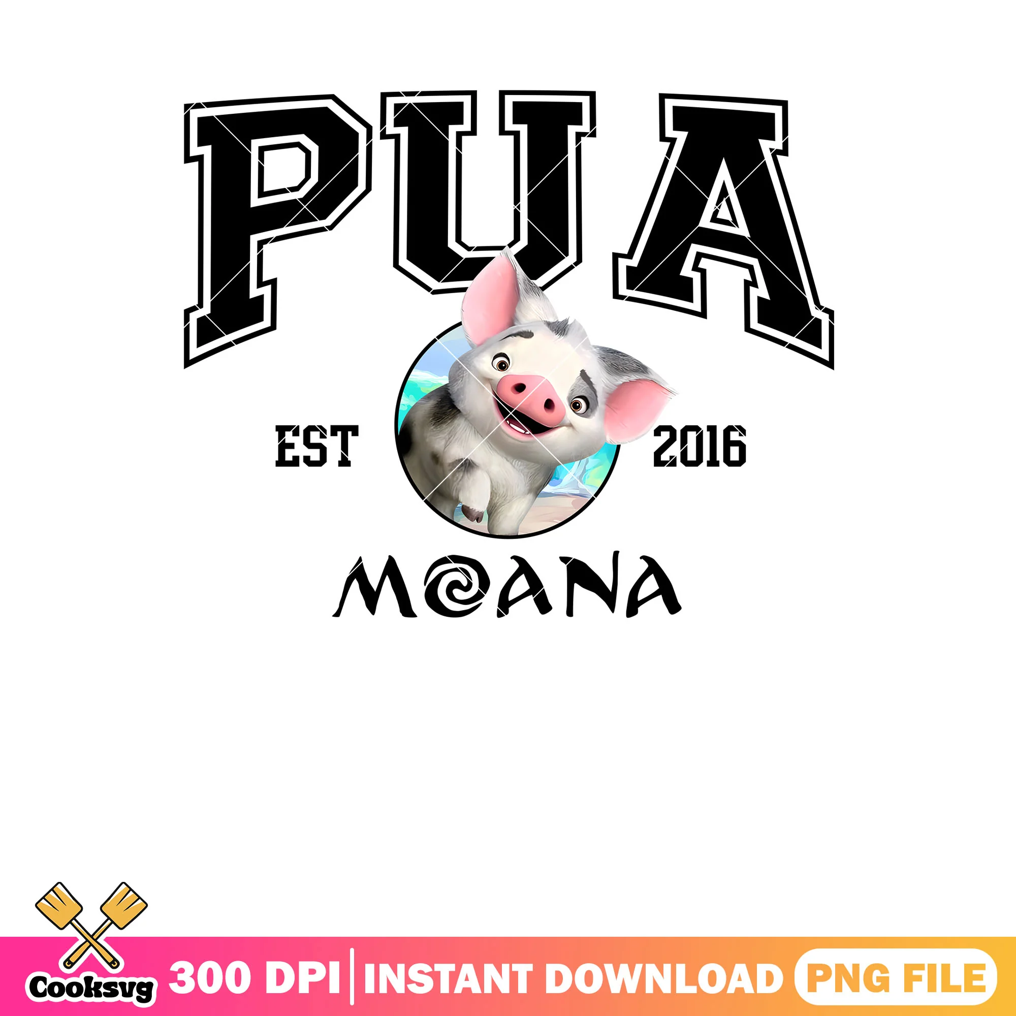 Est 2016 pua png, pua moana png, disney plus png